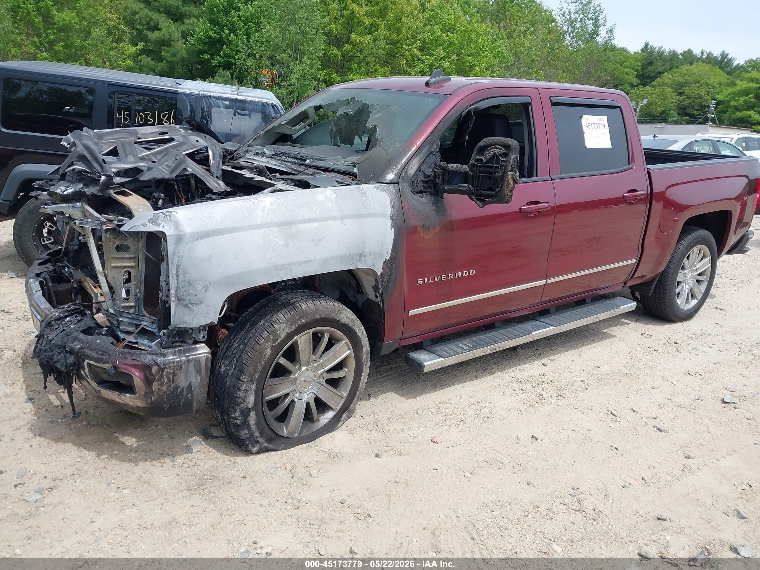 2015 Chevrolet Silverado 1500 1lt Champagne vin: 3GCUKREC3FG249528