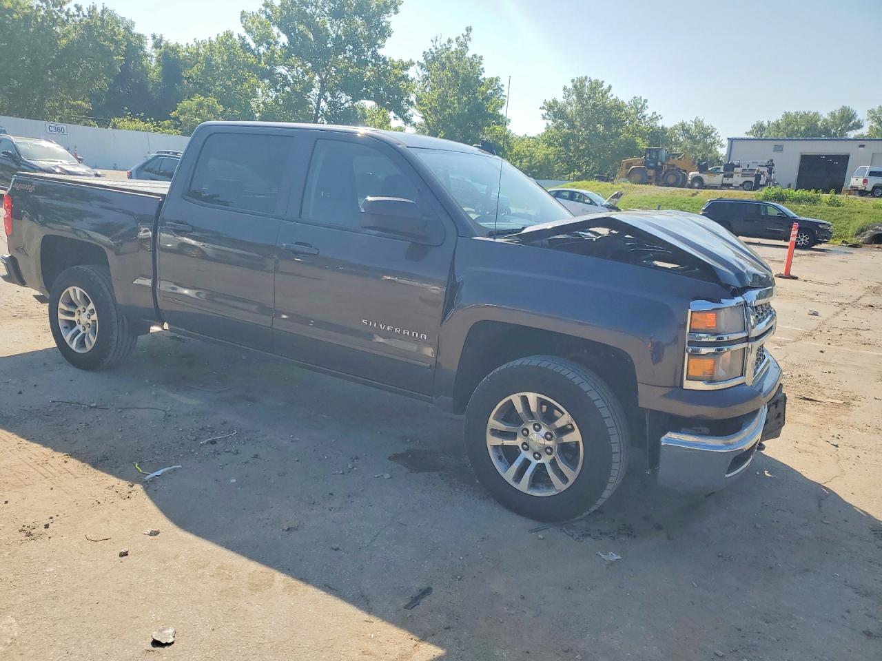 2015 Chevrolet Silverado K1500 Lt Black vin: 3GCUKREC3FG361116