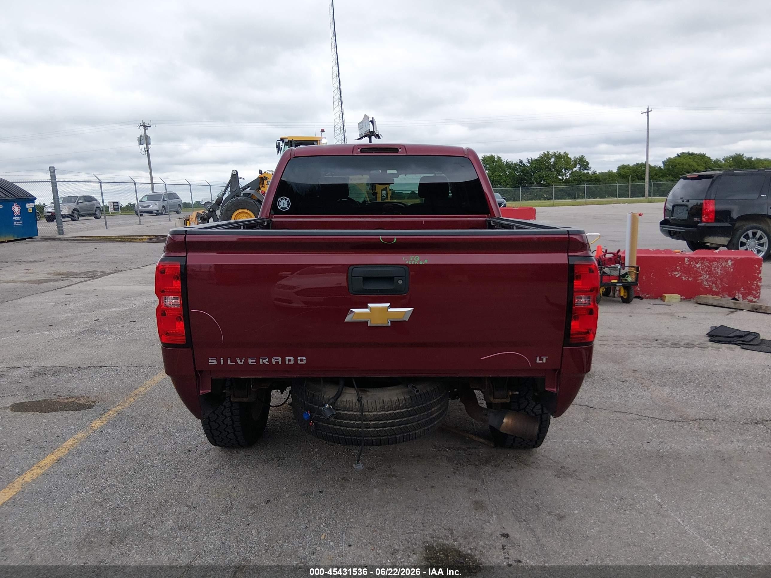 2015 Chevrolet Silverado 1500 Lt Бордовый vin: 3GCUKREC3FG367000