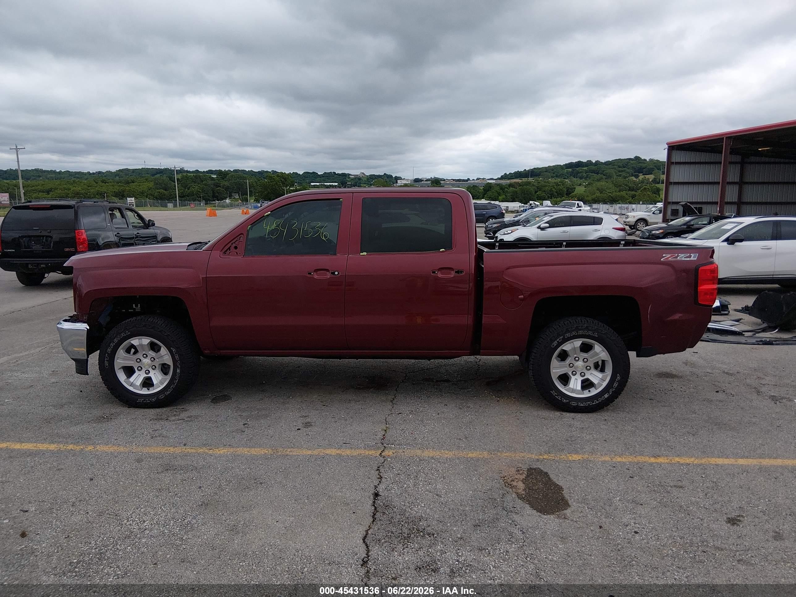 2015 Chevrolet Silverado 1500 Lt Бордовый vin: 3GCUKREC3FG367000