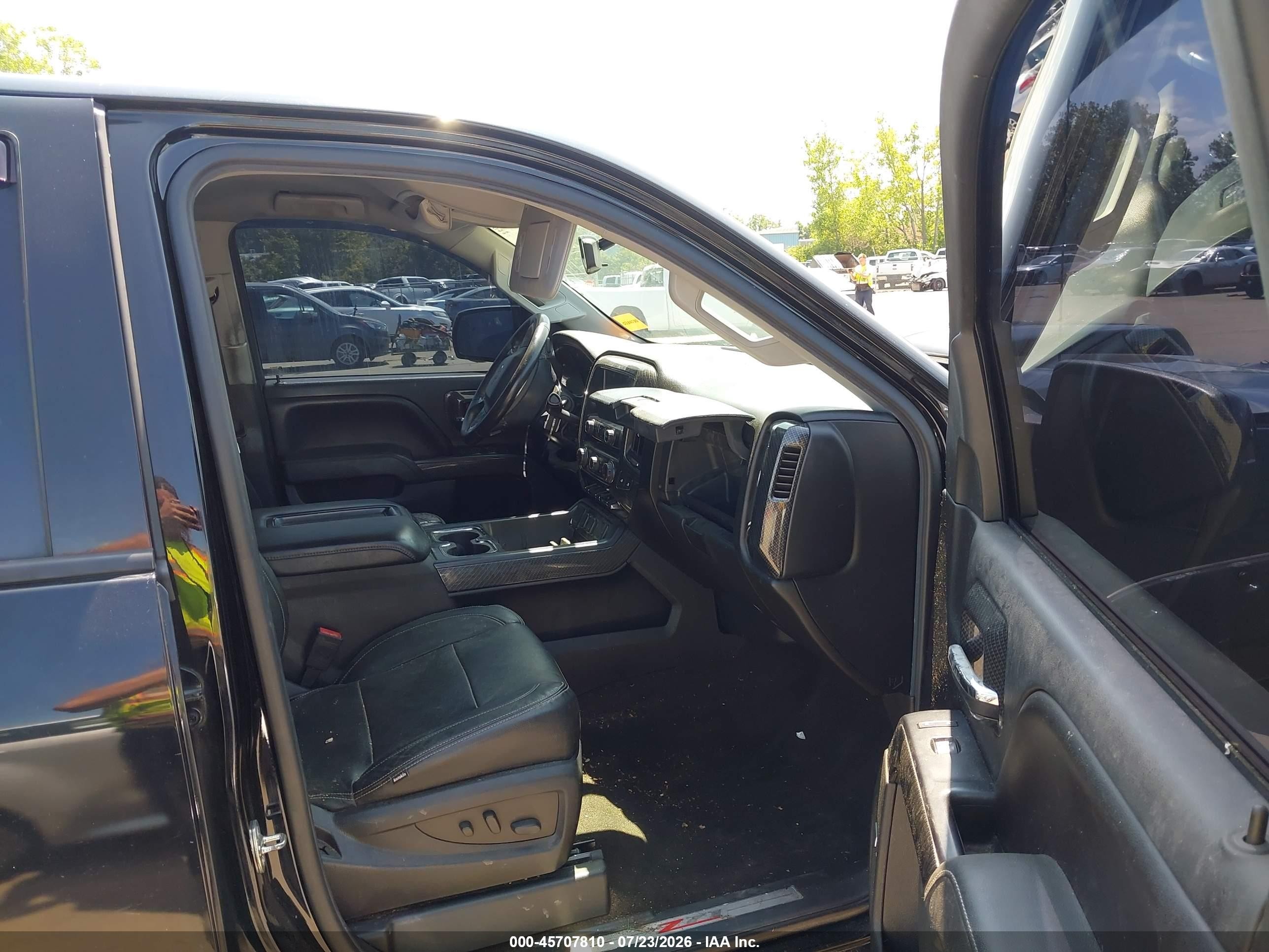 2015 Chevrolet Silverado 1500 Lt Black vin: 3GCUKREC3FG403154