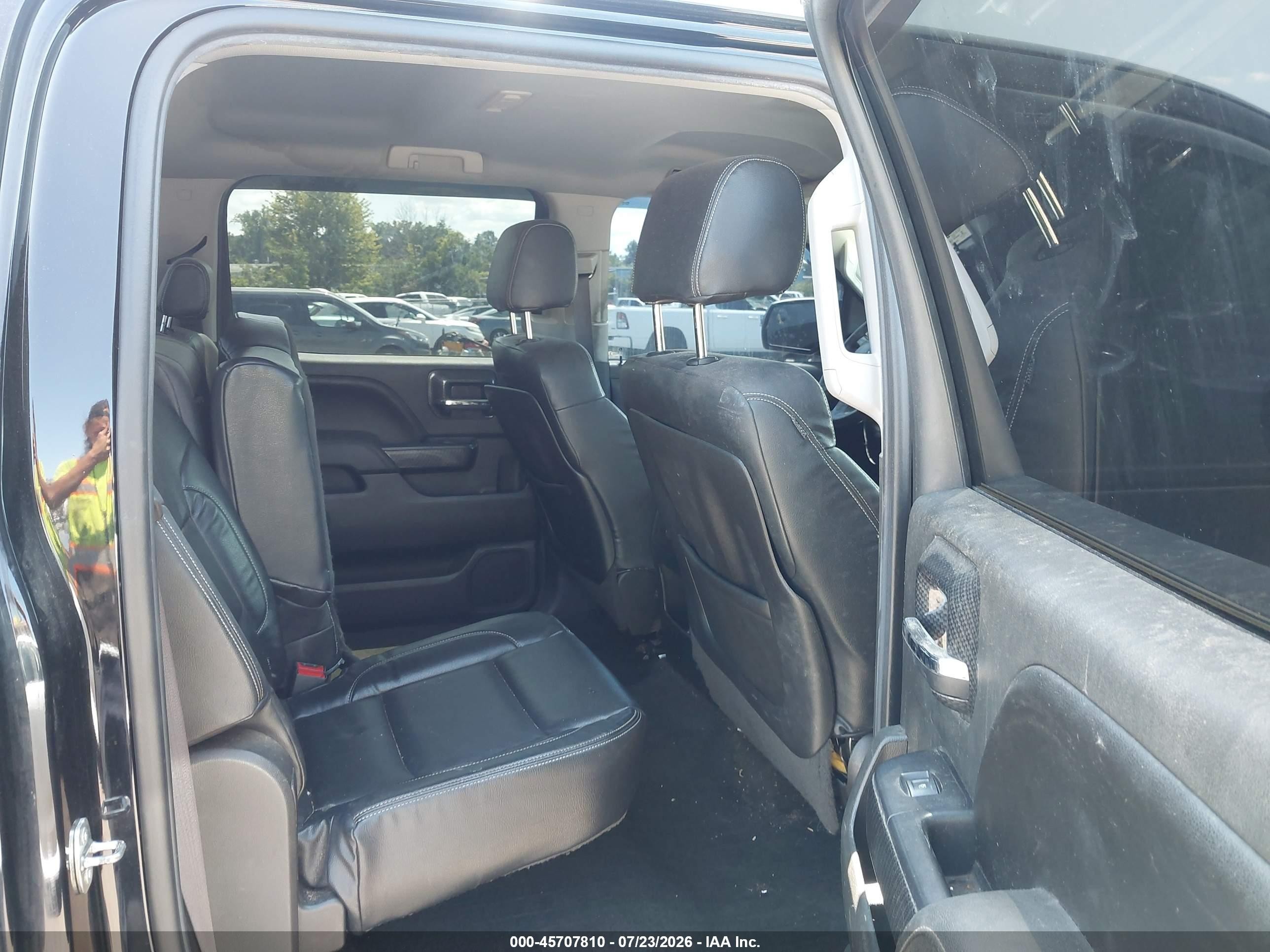 2015 Chevrolet Silverado 1500 Lt Black vin: 3GCUKREC3FG403154