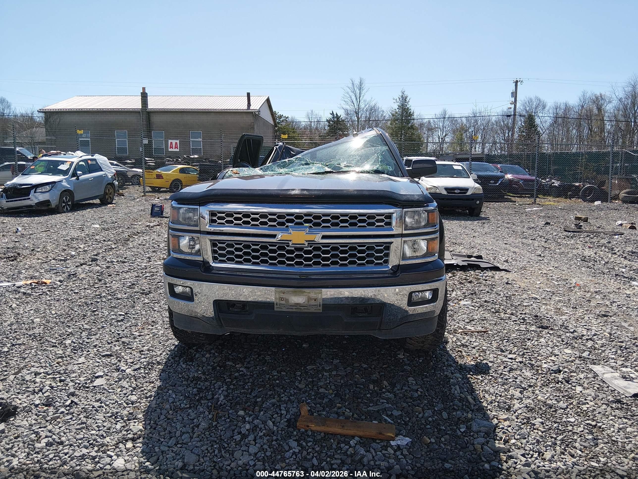 2015 Chevrolet Silverado 1500 1lt Black vin: 3GCUKREC3FG433125