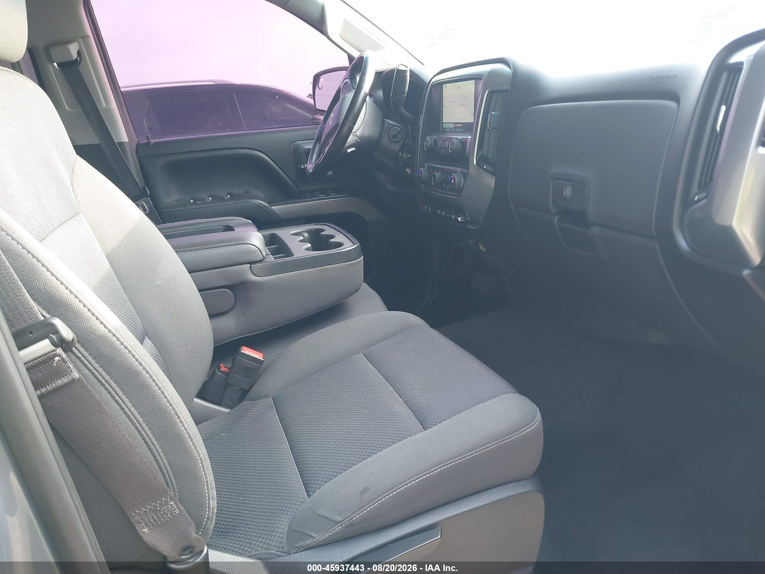 2015 Chevrolet Silverado 1500 Lt Gray vin: 3GCUKREC3FG521236