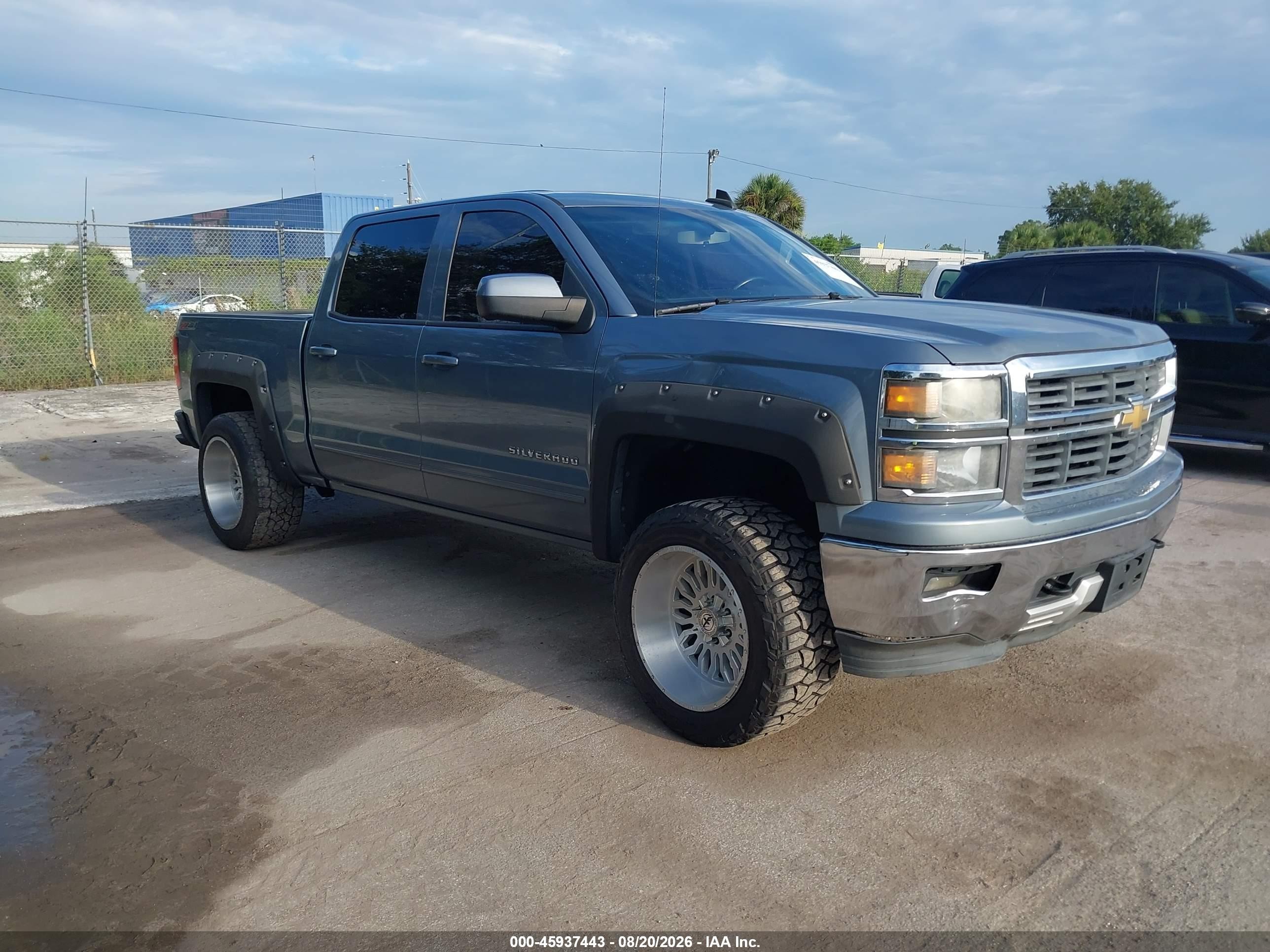 2015 Chevrolet Silverado 1500 Lt Gray vin: 3GCUKREC3FG521236