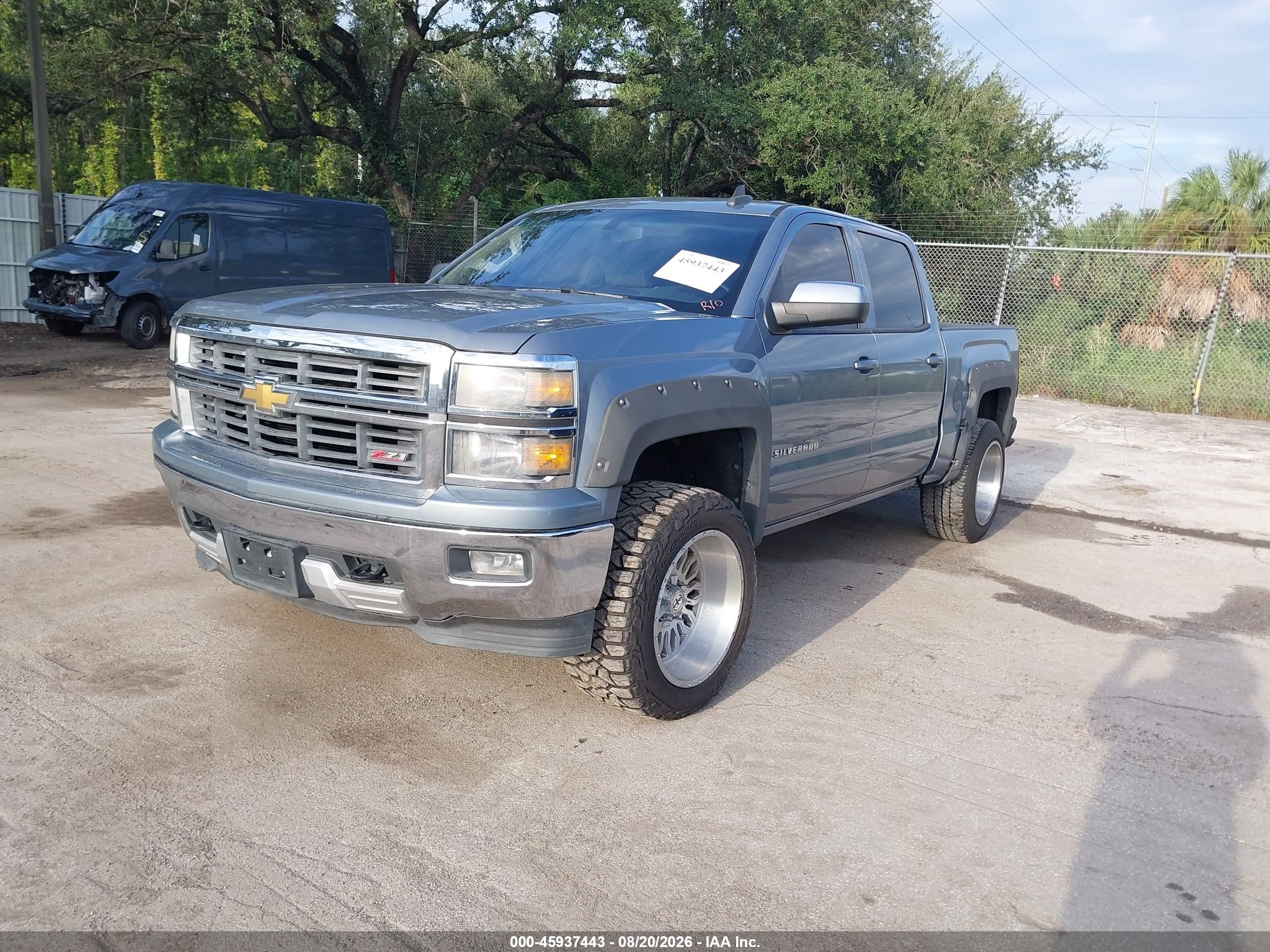 2015 Chevrolet Silverado 1500 Lt Gray vin: 3GCUKREC3FG521236