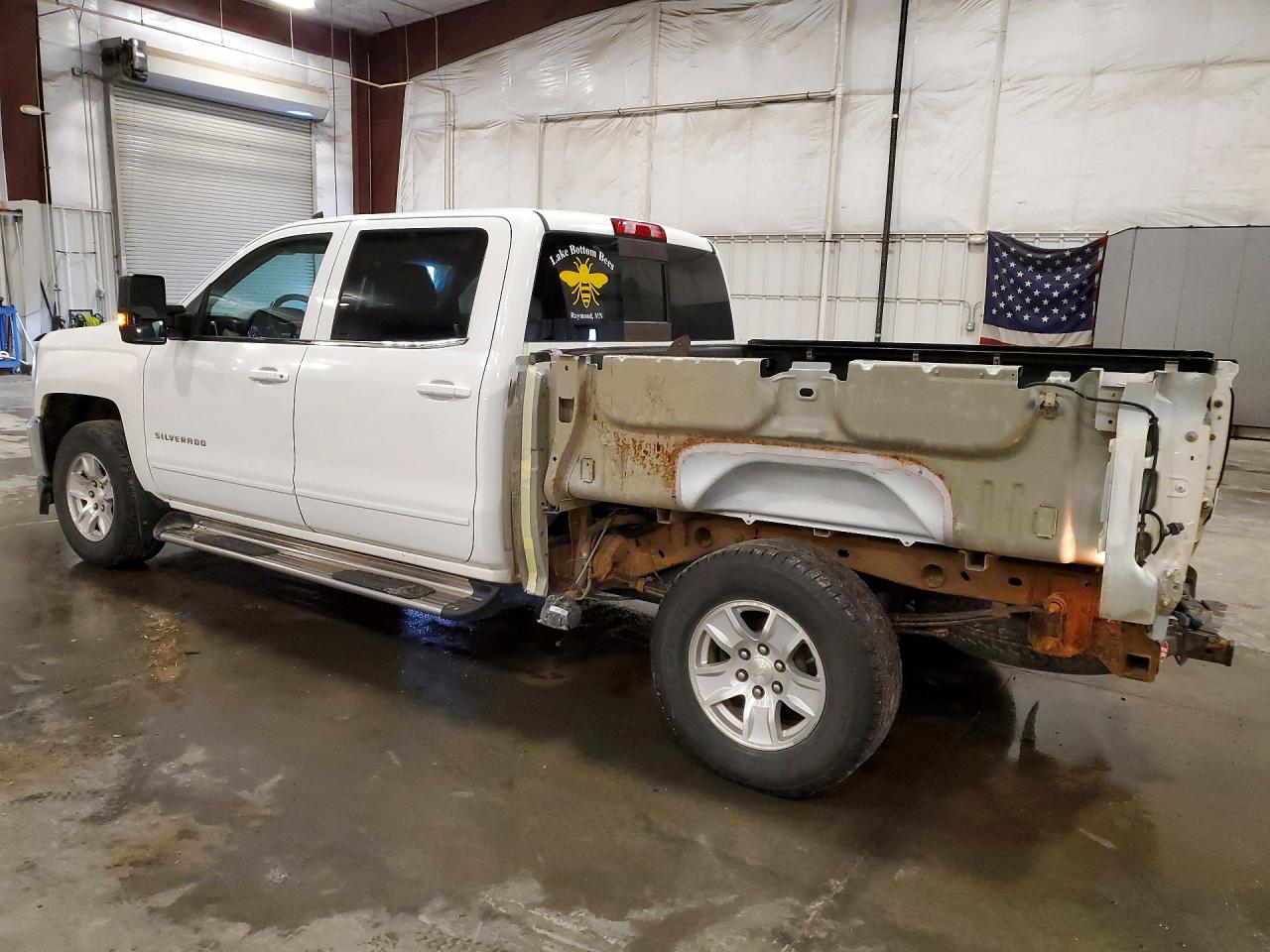 2016 Chevrolet Silverado K1500 Lt White vin: 3GCUKREC3GG215476