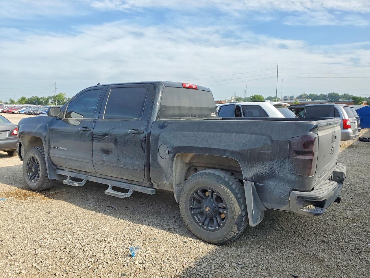 2016 Chevrolet Silverado K1500 Lt Black vin: 3GCUKREC3GG355981