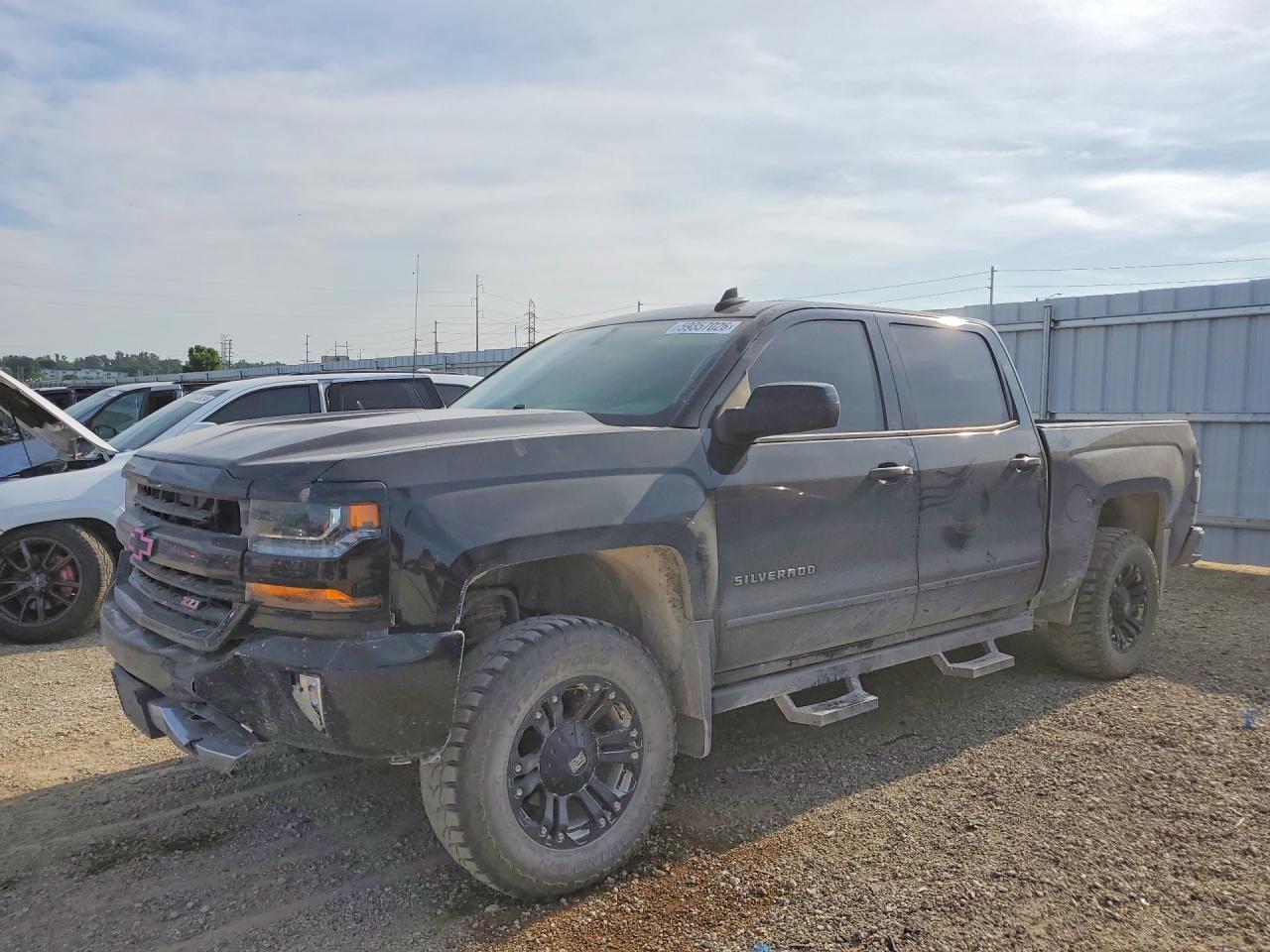 2016 Chevrolet Silverado K1500 Lt Black vin: 3GCUKREC3GG355981