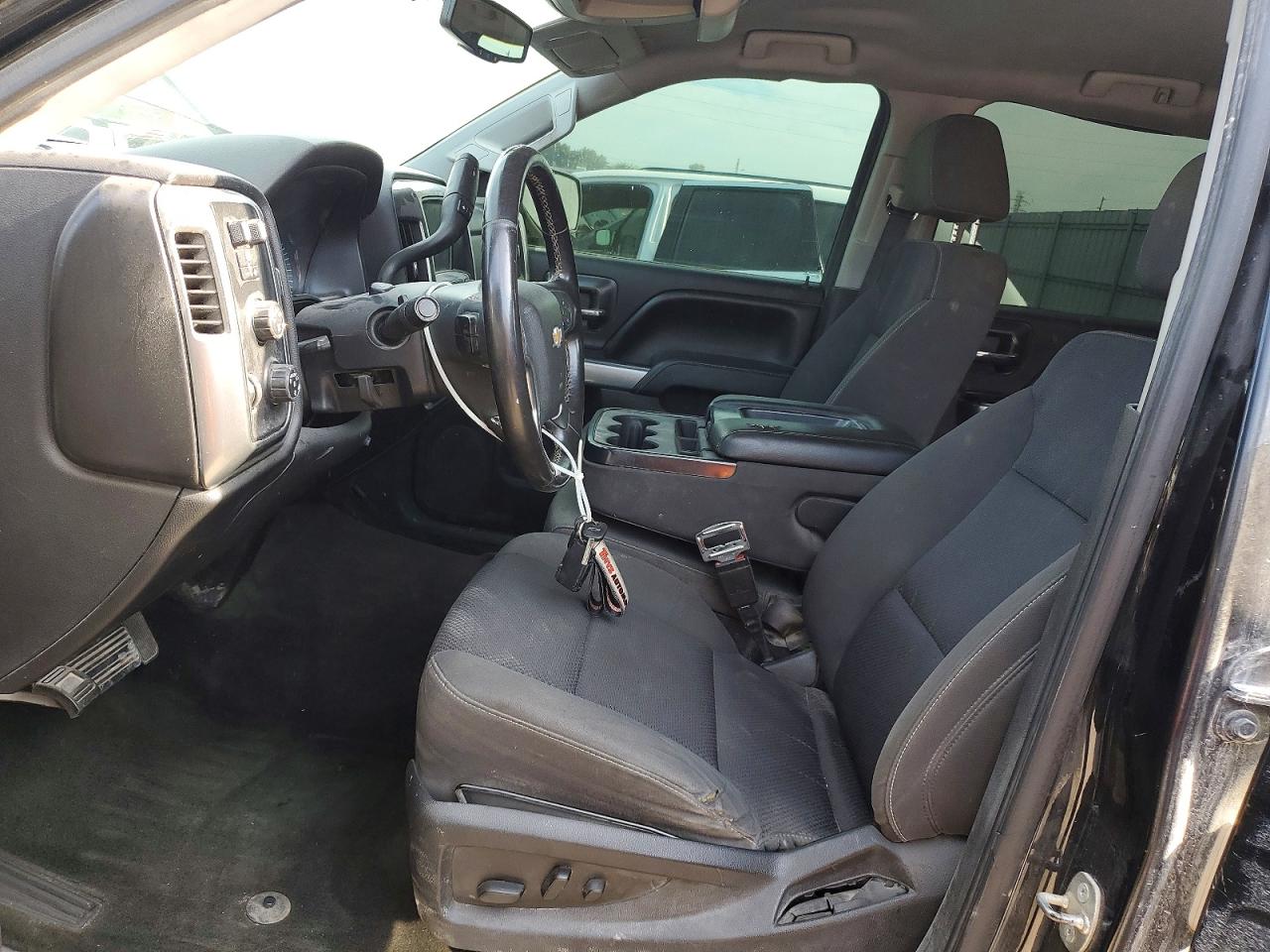 2016 Chevrolet Silverado K1500 Lt Black vin: 3GCUKREC3GG355981
