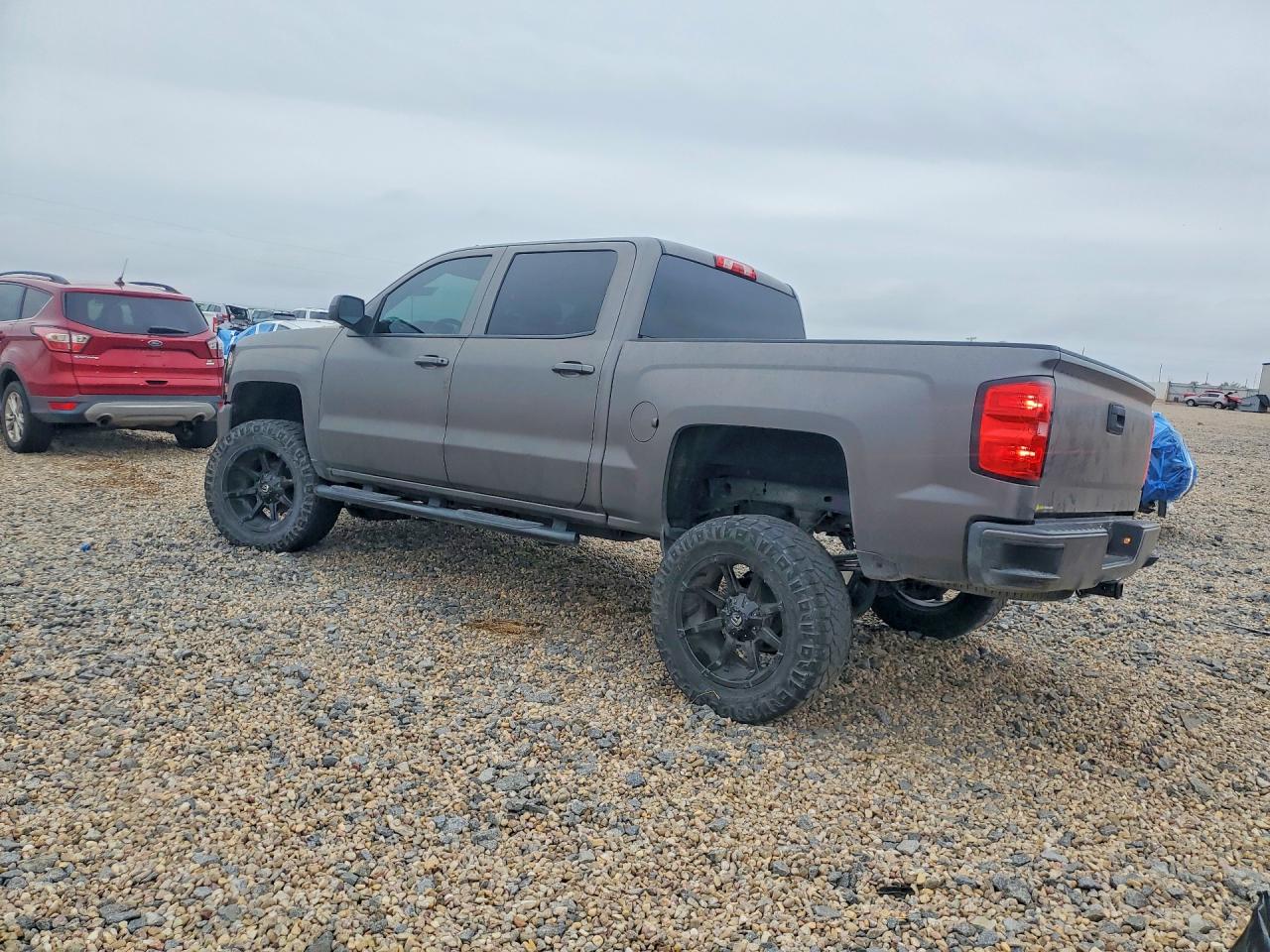 2017 Chevrolet Silverado K1500 Lt Gray vin: 3GCUKREC3HG373480