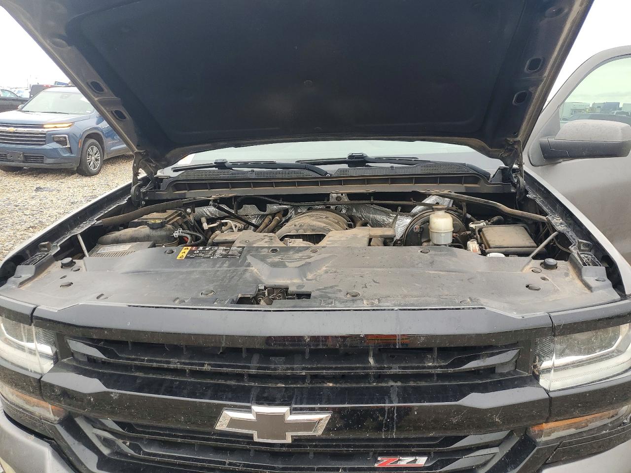 2017 Chevrolet Silverado K1500 Lt Gray vin: 3GCUKREC3HG373480