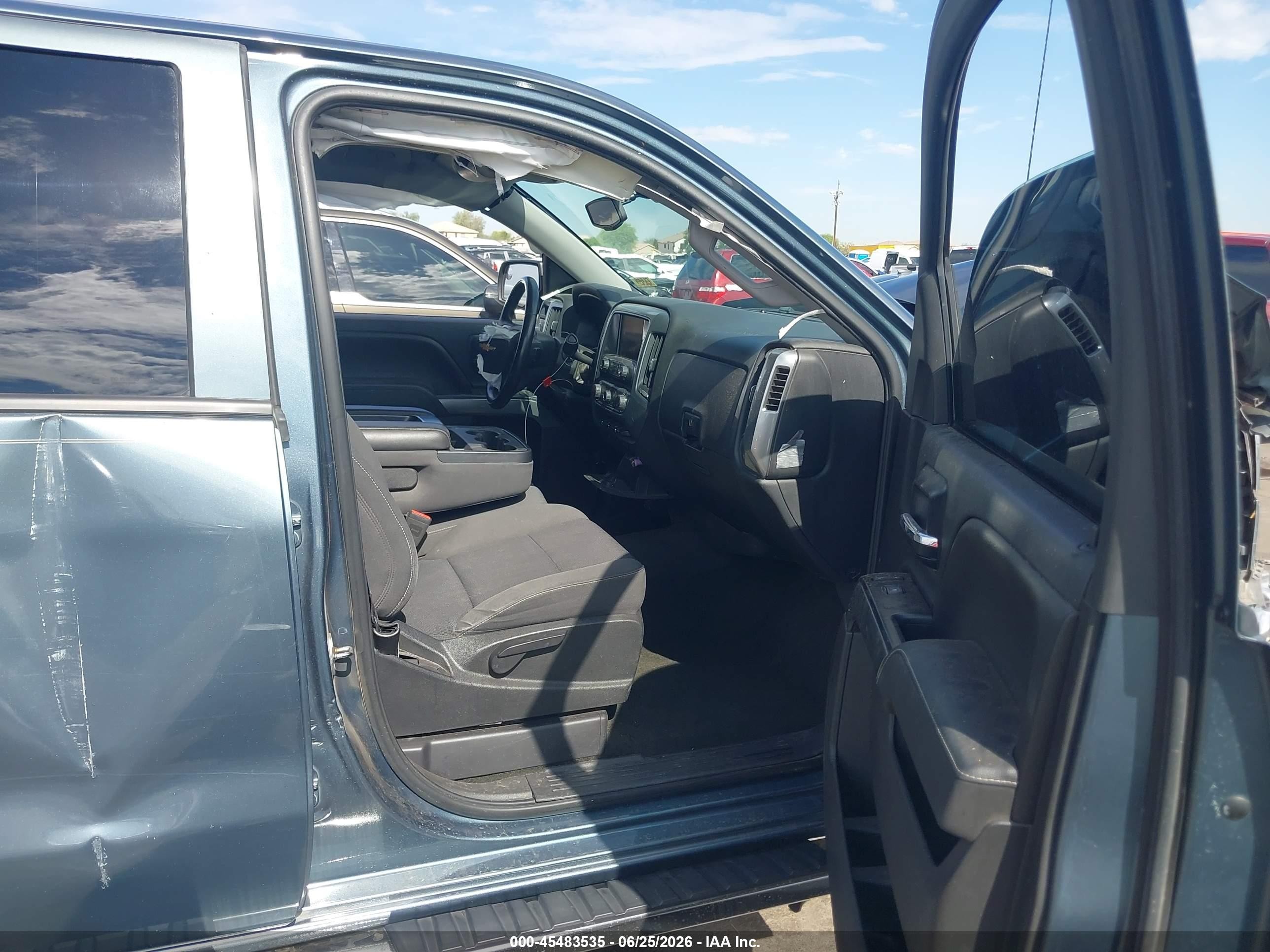 2014 Chevrolet Silverado 1500 Lt Blue vin: 3GCUKREC4EG129431