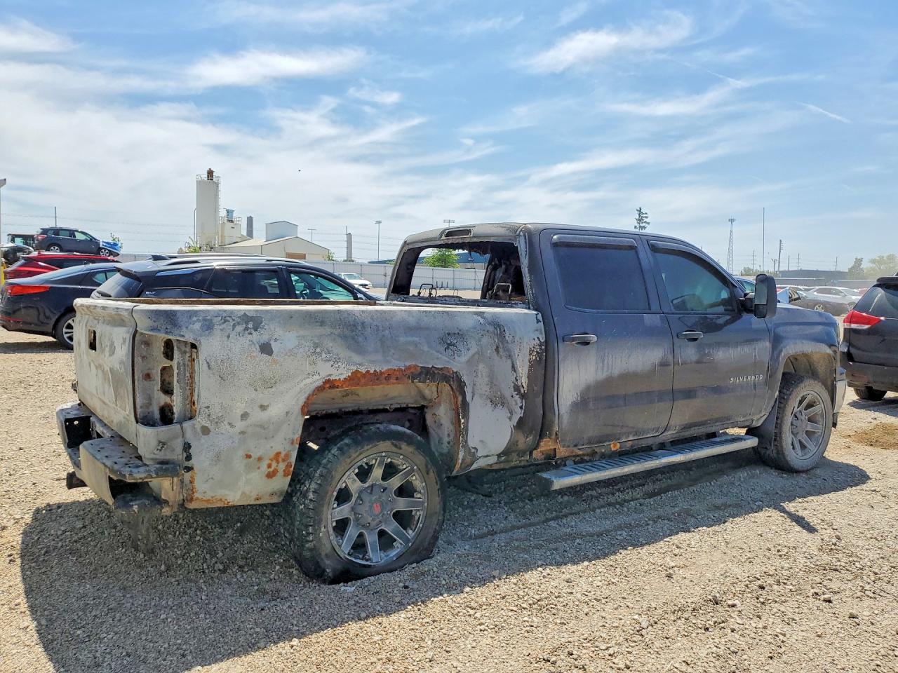 2014 Chevrolet Silverado K1500 Lt Charcoal vin: 3GCUKREC4EG143734