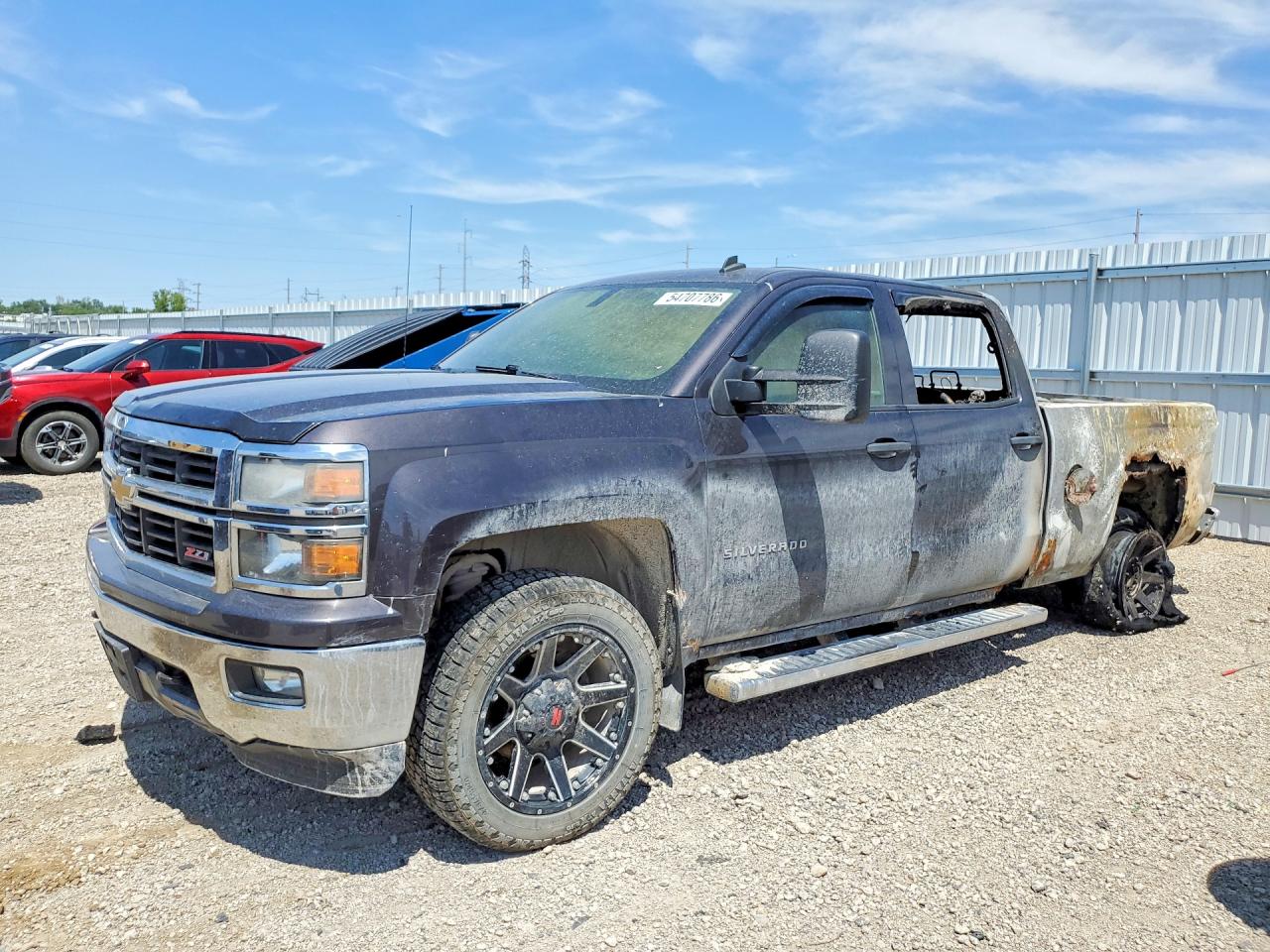 2014 Chevrolet Silverado K1500 Lt Charcoal vin: 3GCUKREC4EG143734