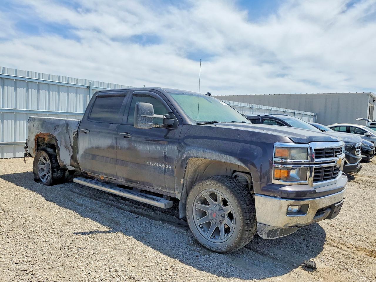 2014 Chevrolet Silverado K1500 Lt Charcoal vin: 3GCUKREC4EG143734