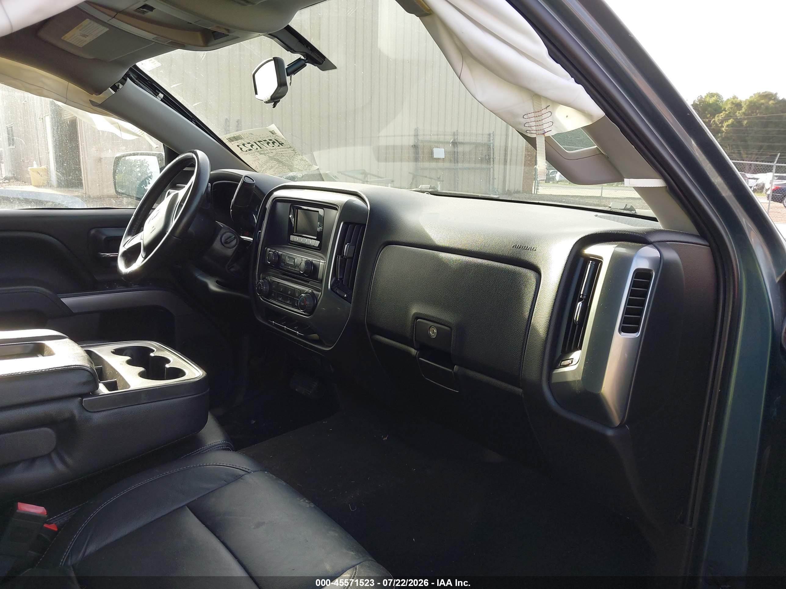2014 Chevrolet Silverado 1500 1lt Blue vin: 3GCUKREC4EG200160