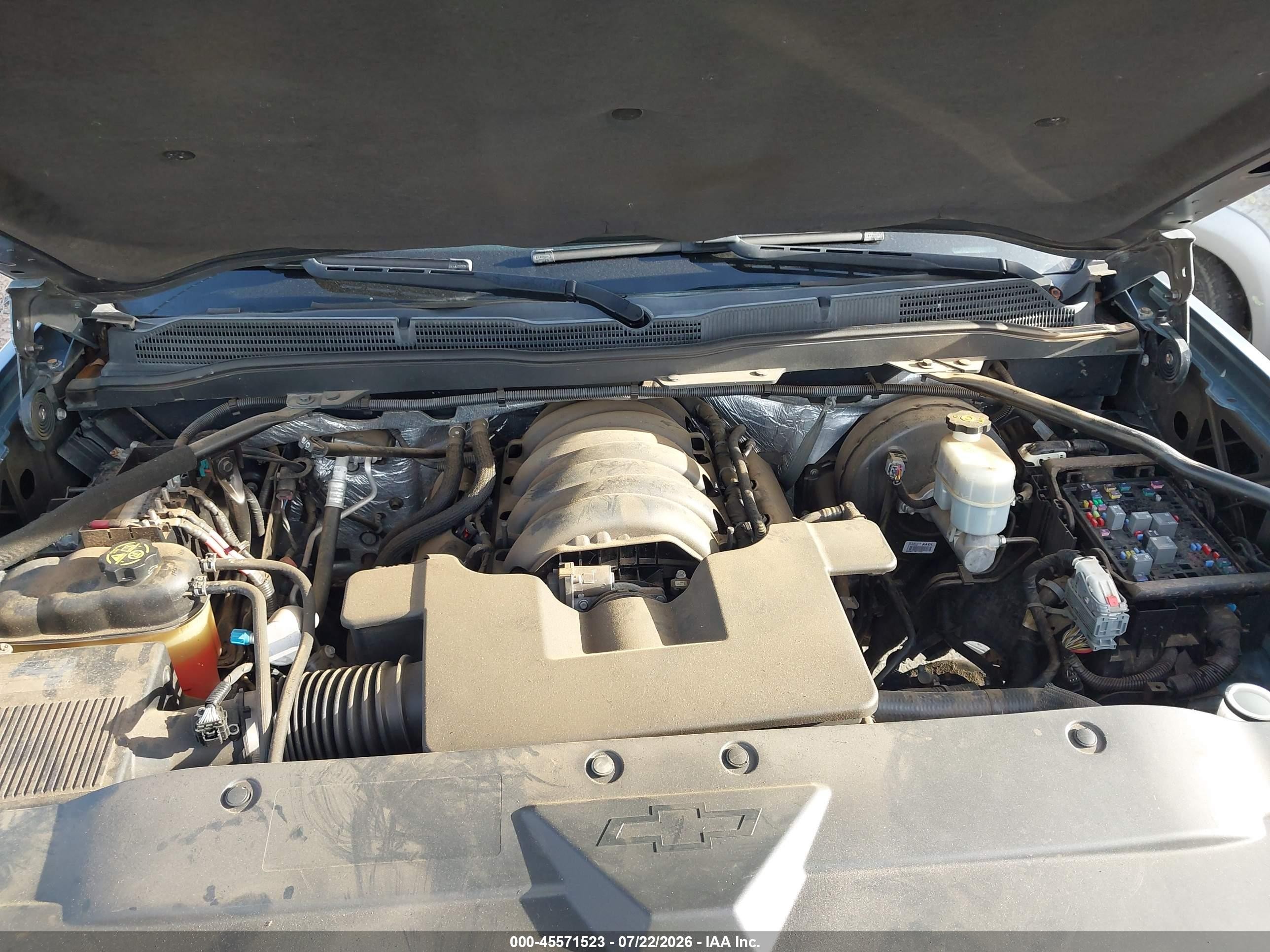 2014 Chevrolet Silverado 1500 1lt Blue vin: 3GCUKREC4EG200160