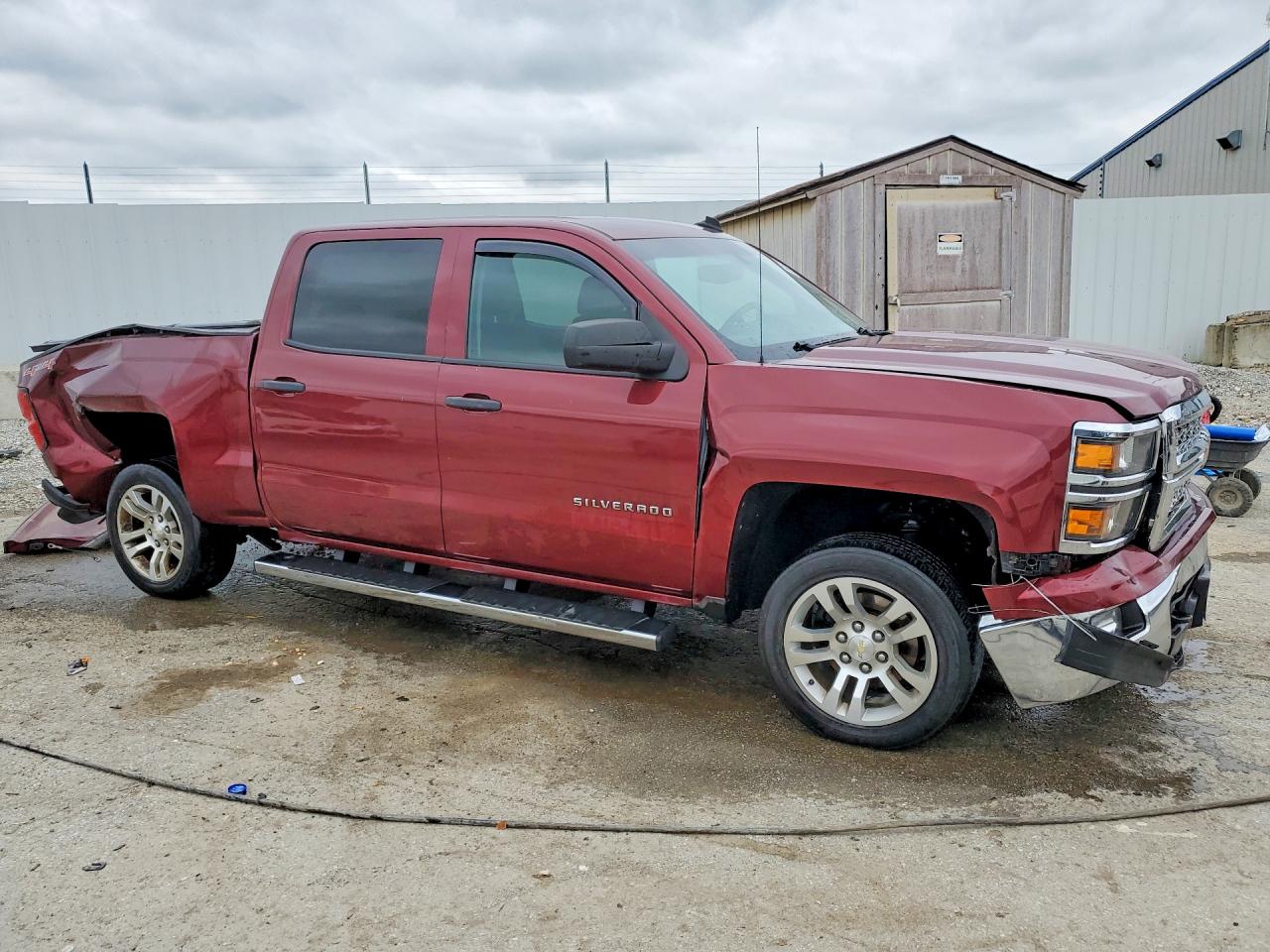 2014 Chevrolet Silverado K1500 Lt Бордовый vin: 3GCUKREC4EG232591