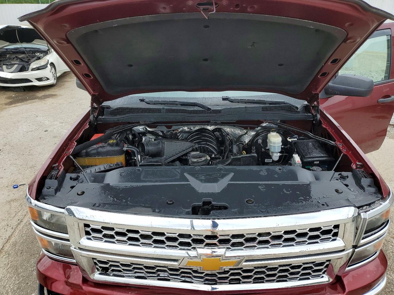 2014 Chevrolet Silverado K1500 Lt Бордовый vin: 3GCUKREC4EG232591
