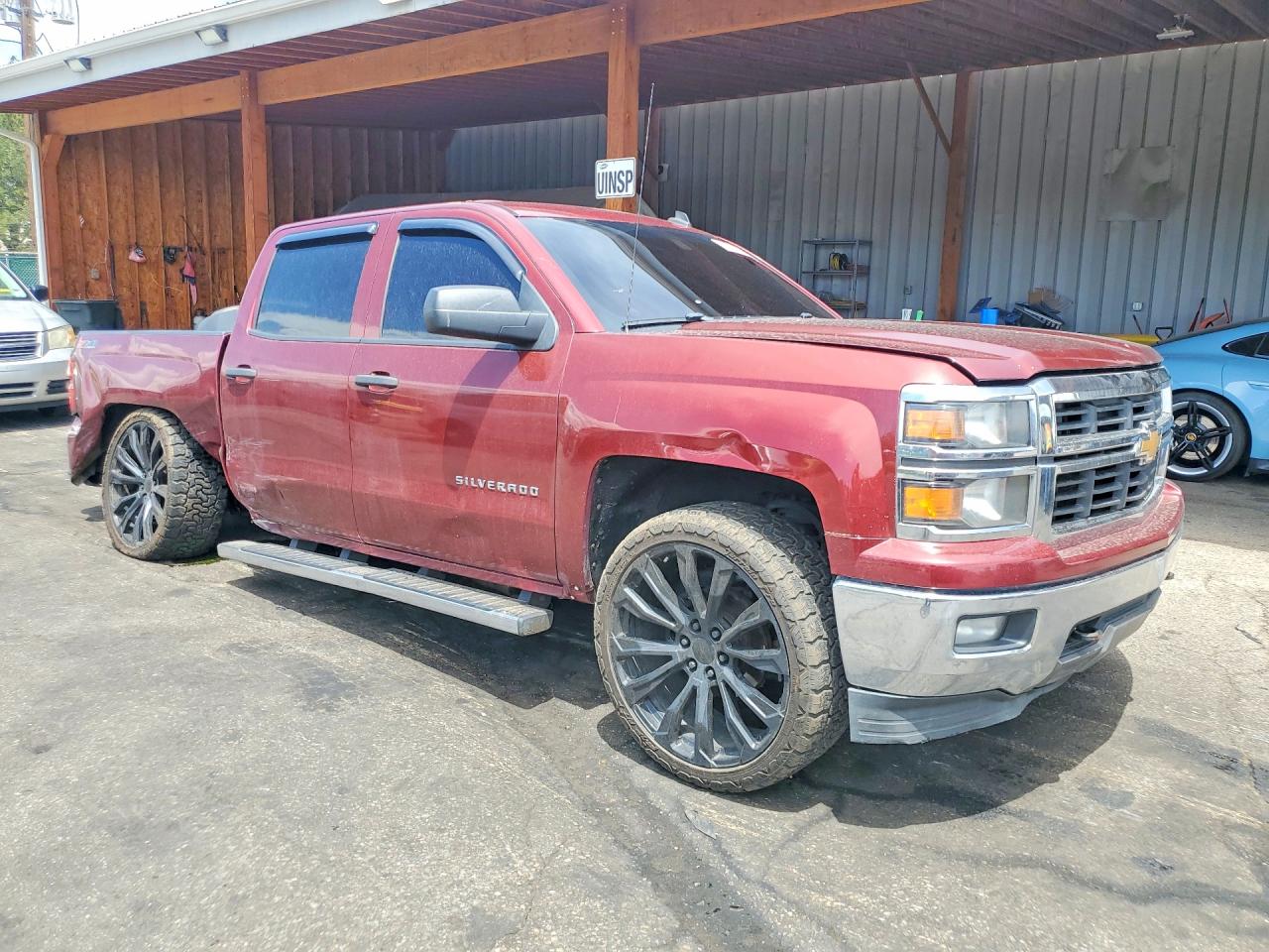 2014 Chevrolet Silverado K1500 Lt Темно-бордовый vin: 3GCUKREC4EG322291