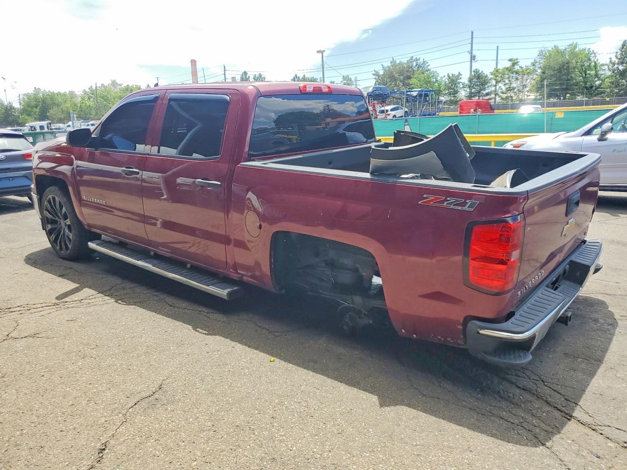 2014 Chevrolet Silverado K1500 Lt Темно-бордовый vin: 3GCUKREC4EG322291