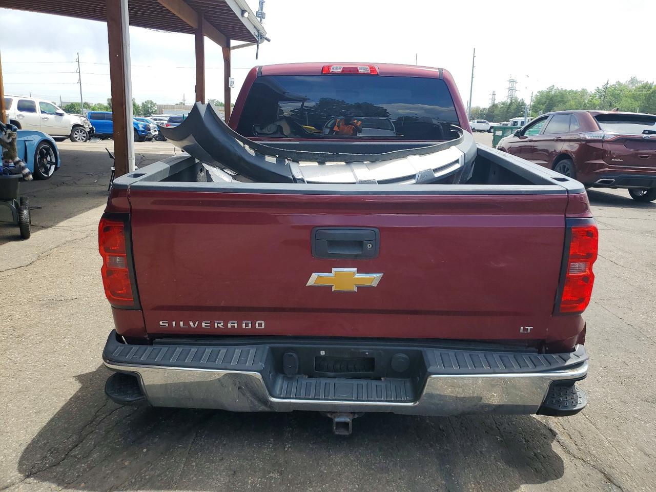 2014 Chevrolet Silverado K1500 Lt Темно-бордовый vin: 3GCUKREC4EG322291