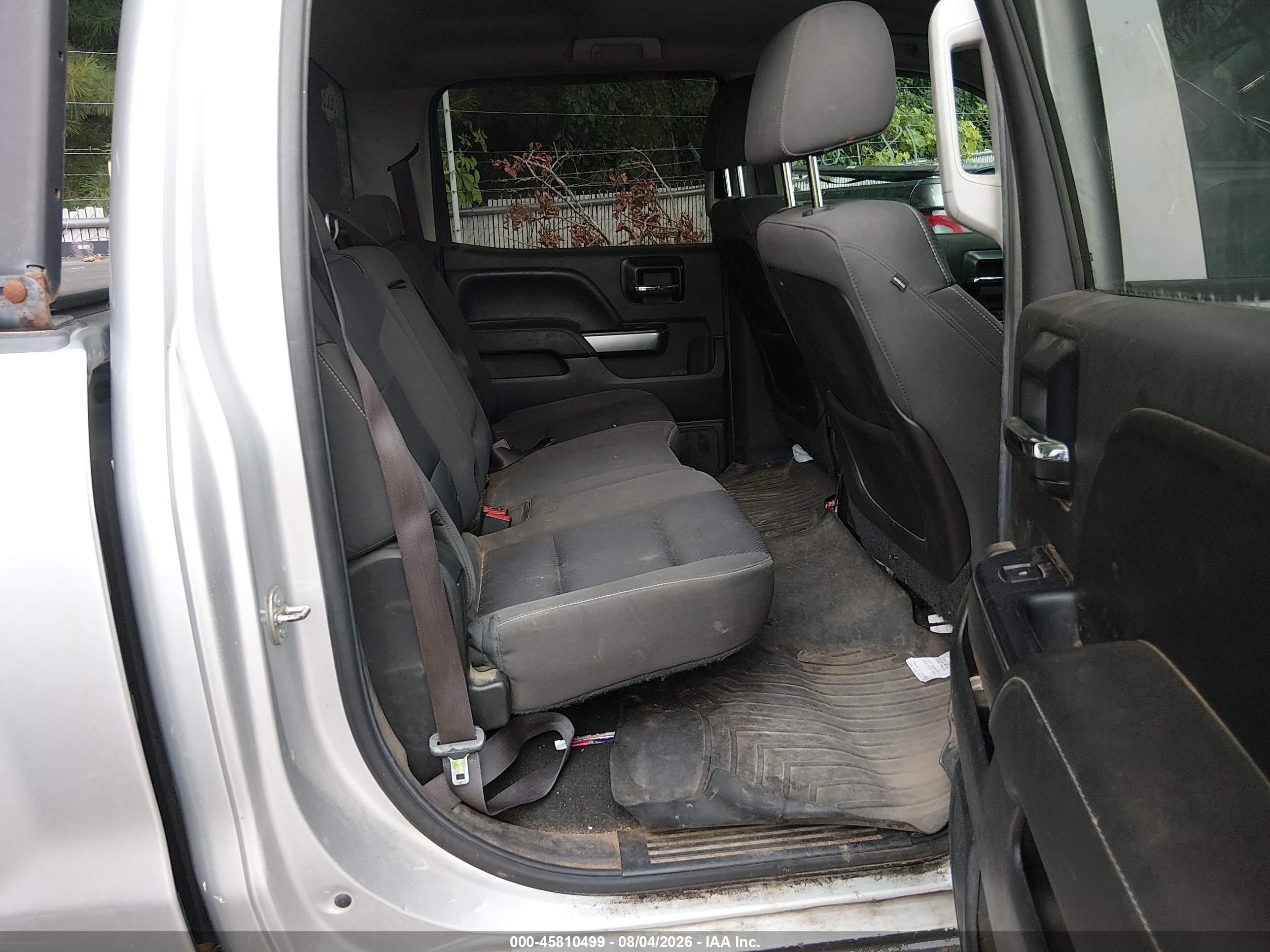 2014 Chevrolet Silverado 1500 1lt Silver vin: 3GCUKREC4EG372401