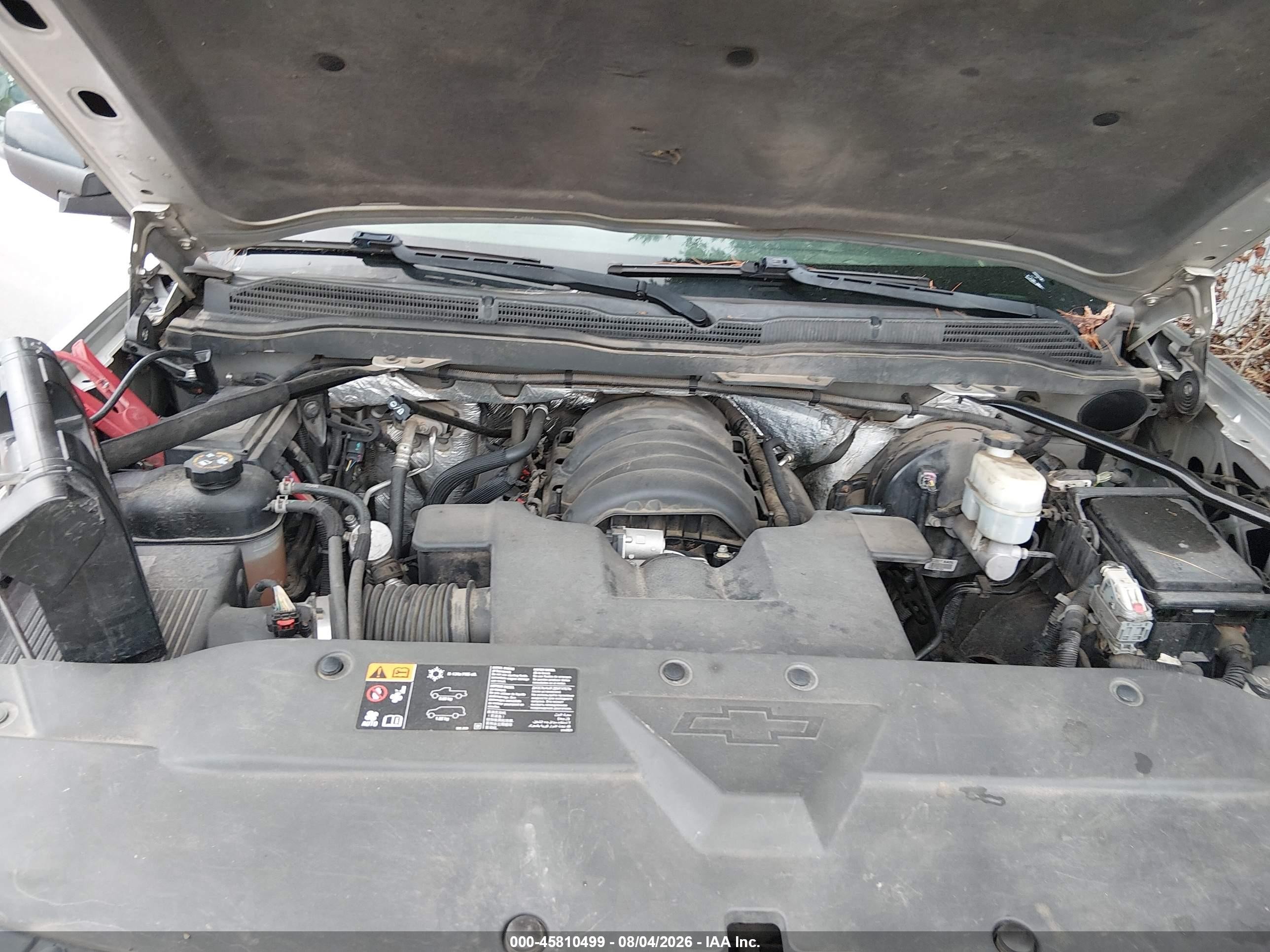 2014 Chevrolet Silverado 1500 1lt Silver vin: 3GCUKREC4EG372401