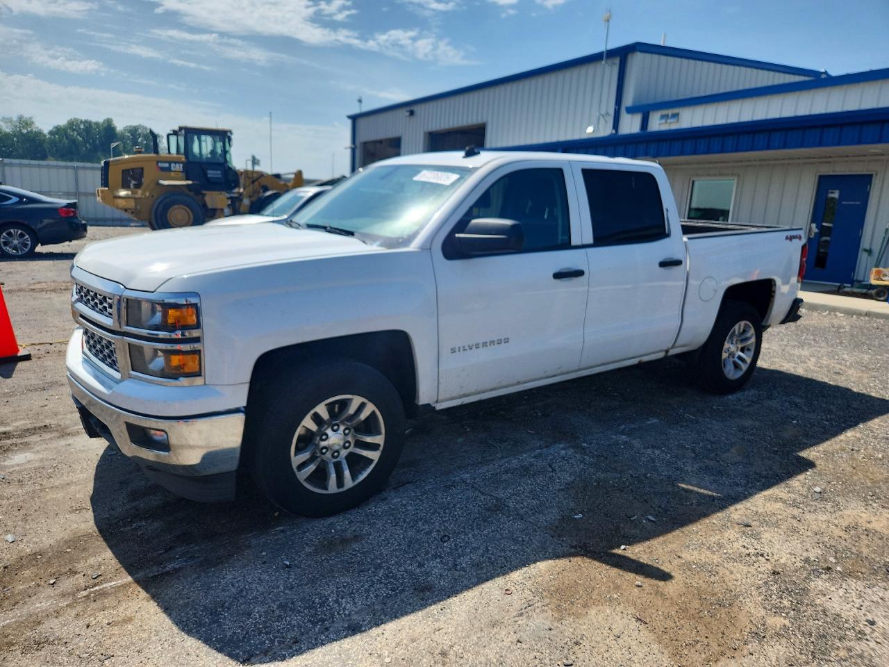 2014 Chevrolet Silverado K1500 Lt White vin: 3GCUKREC4EG385939