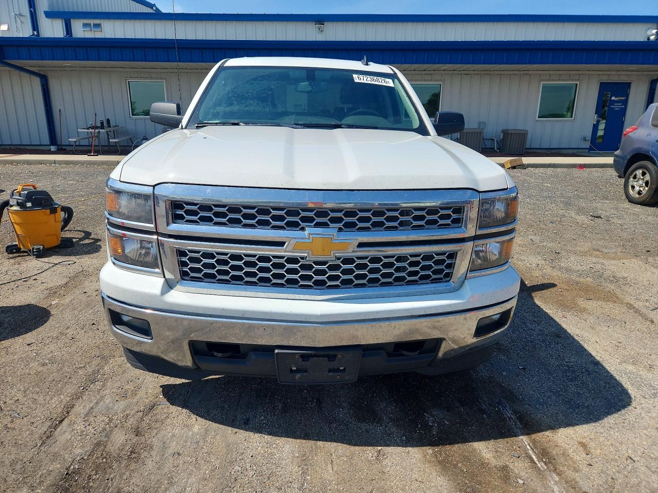 2014 Chevrolet Silverado K1500 Lt White vin: 3GCUKREC4EG385939