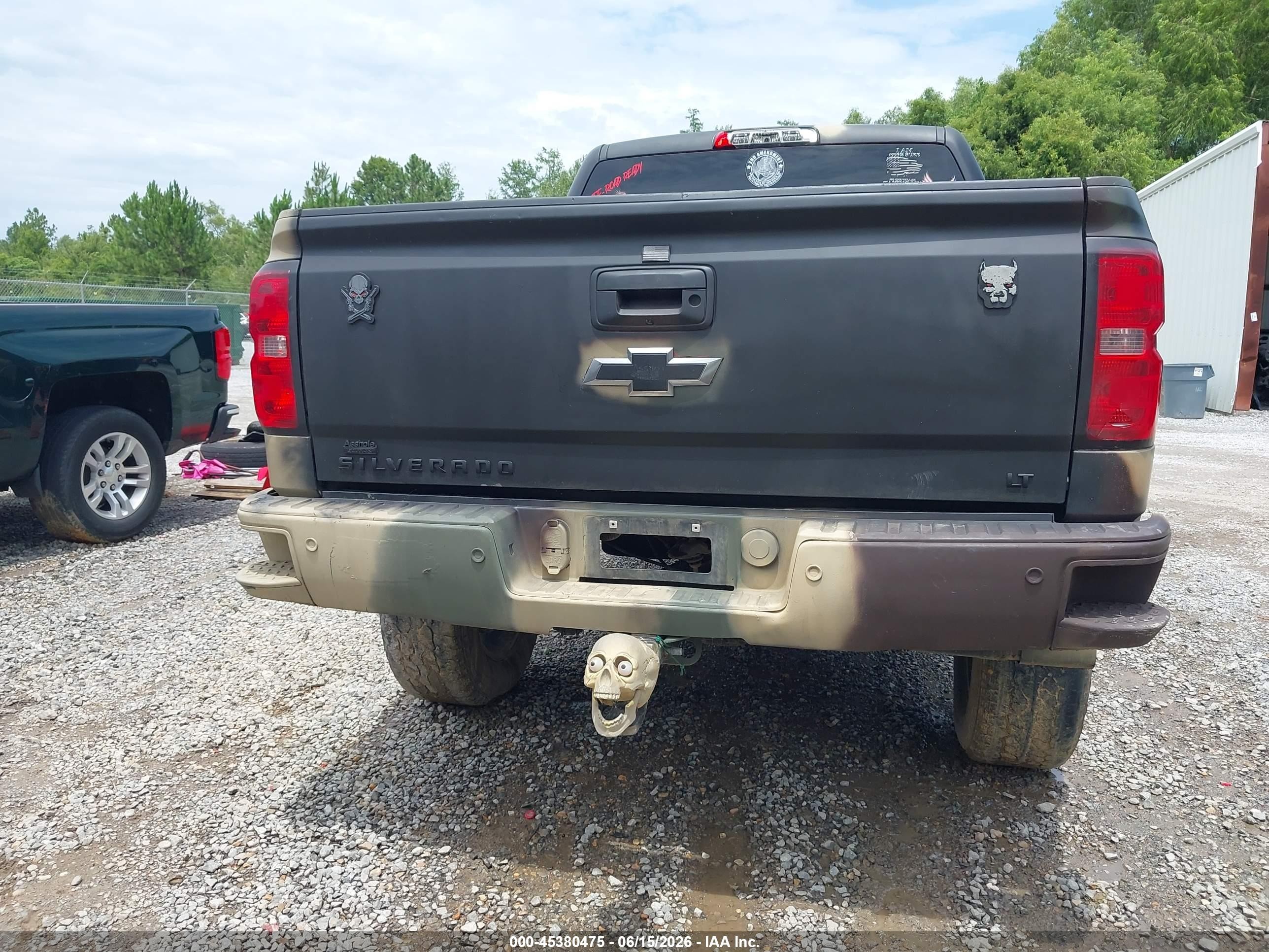2014 Chevrolet Silverado 1500 Lt Green vin: 3GCUKREC4EG435707