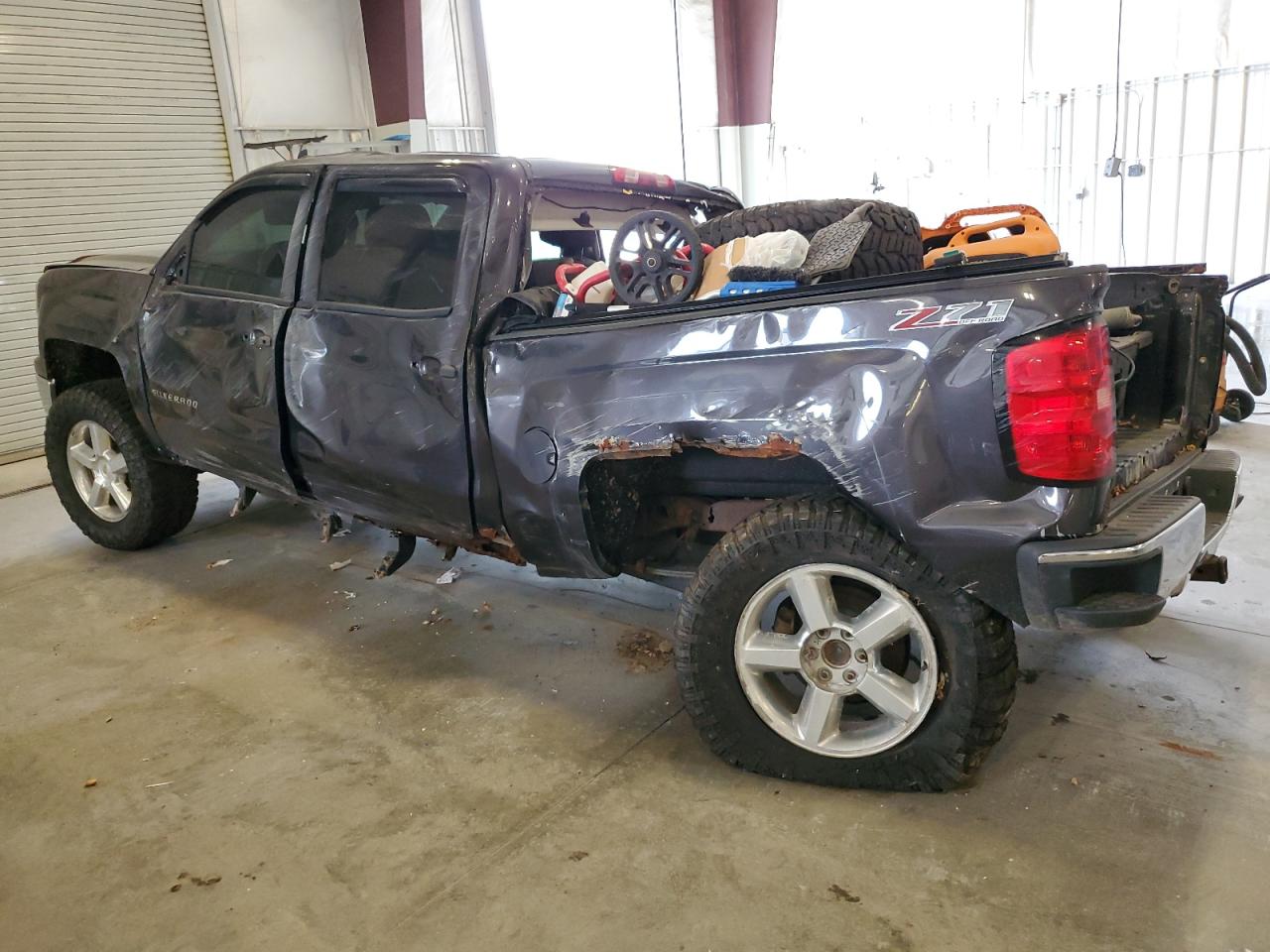 2014 Chevrolet 1500 Gray vin: 3GCUKREC4EG448537