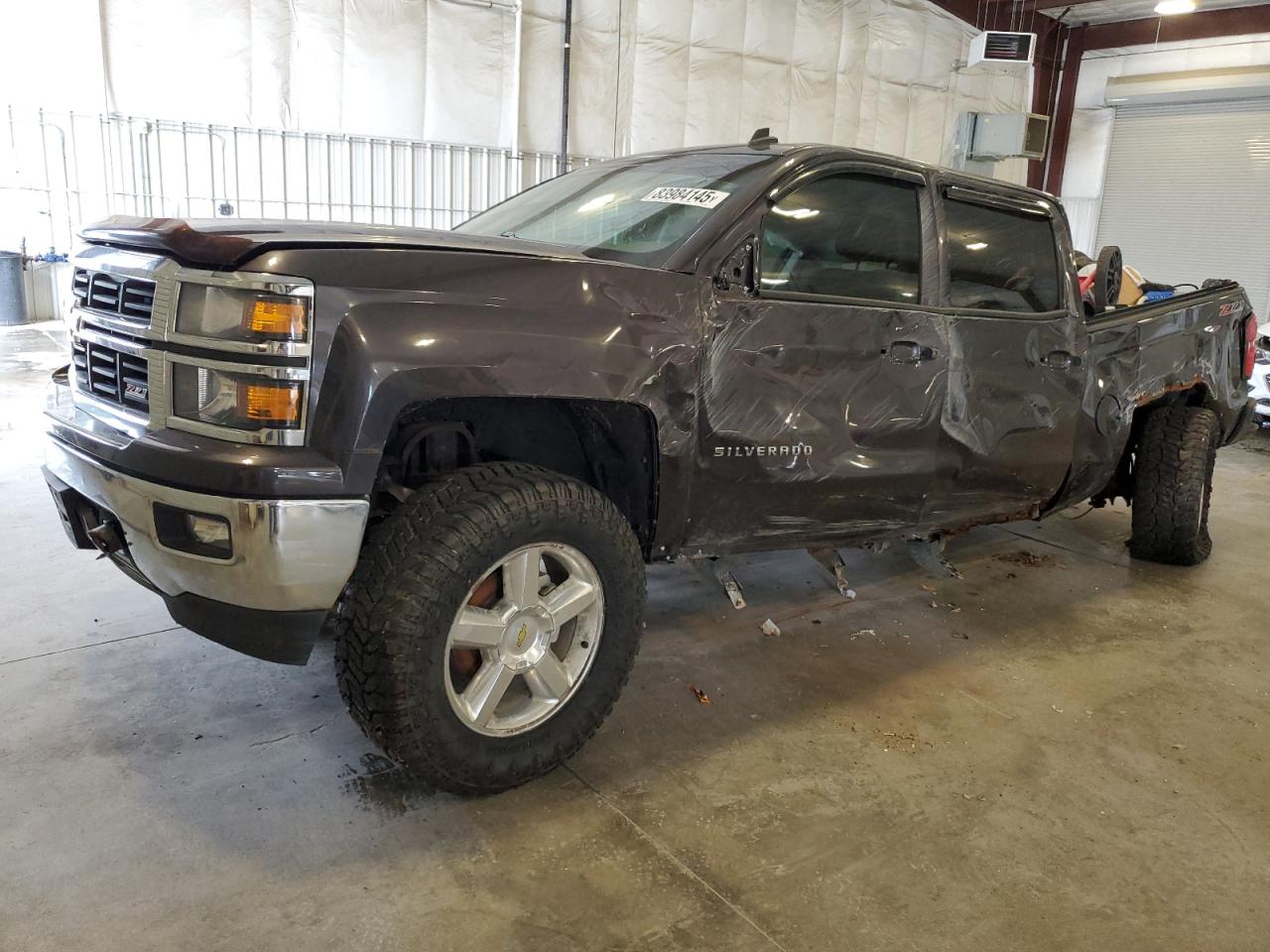 2014 Chevrolet 1500 Gray vin: 3GCUKREC4EG448537
