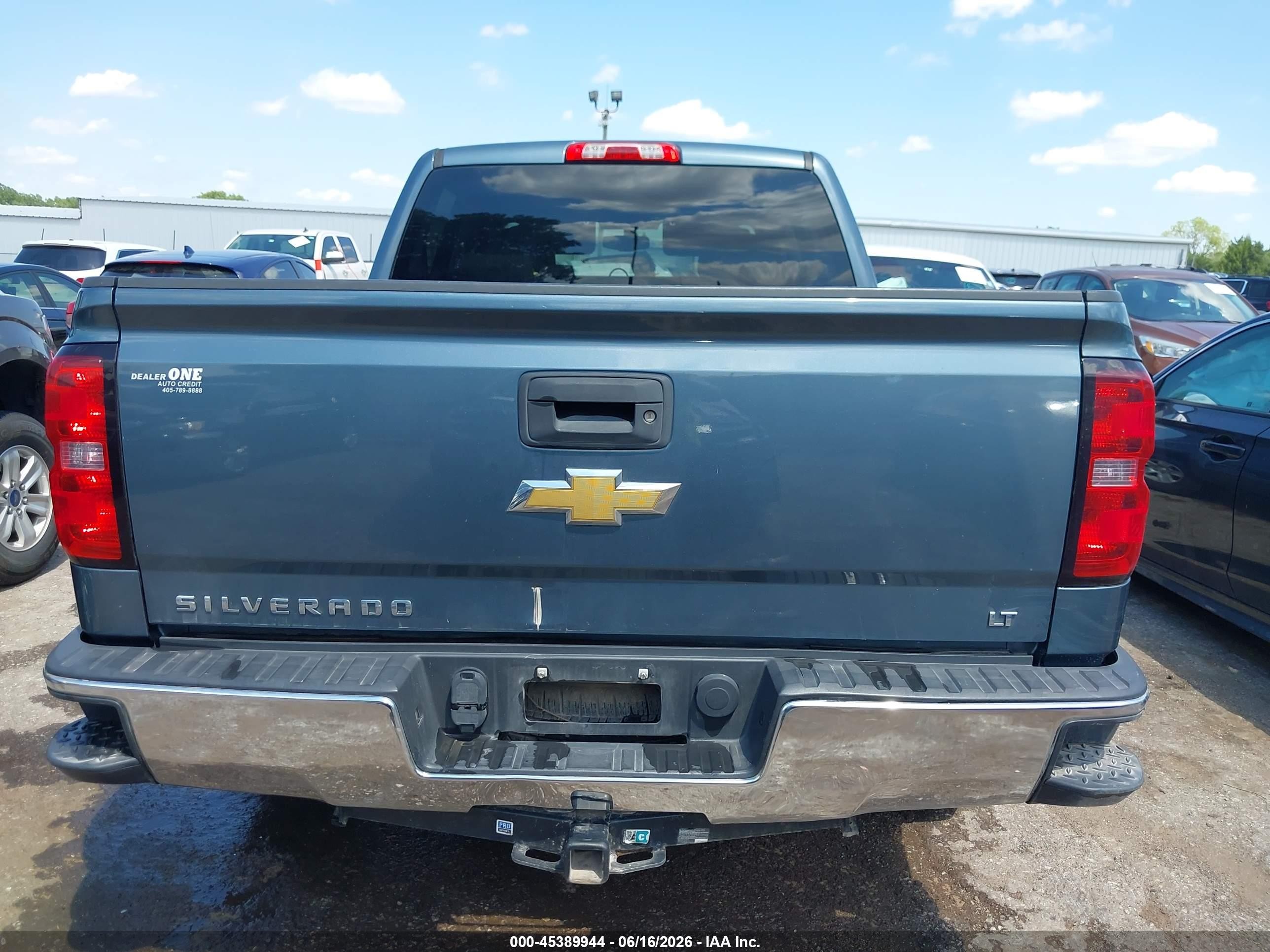 2014 Chevrolet Silverado 1500 Lt Blue vin: 3GCUKREC4EG506288