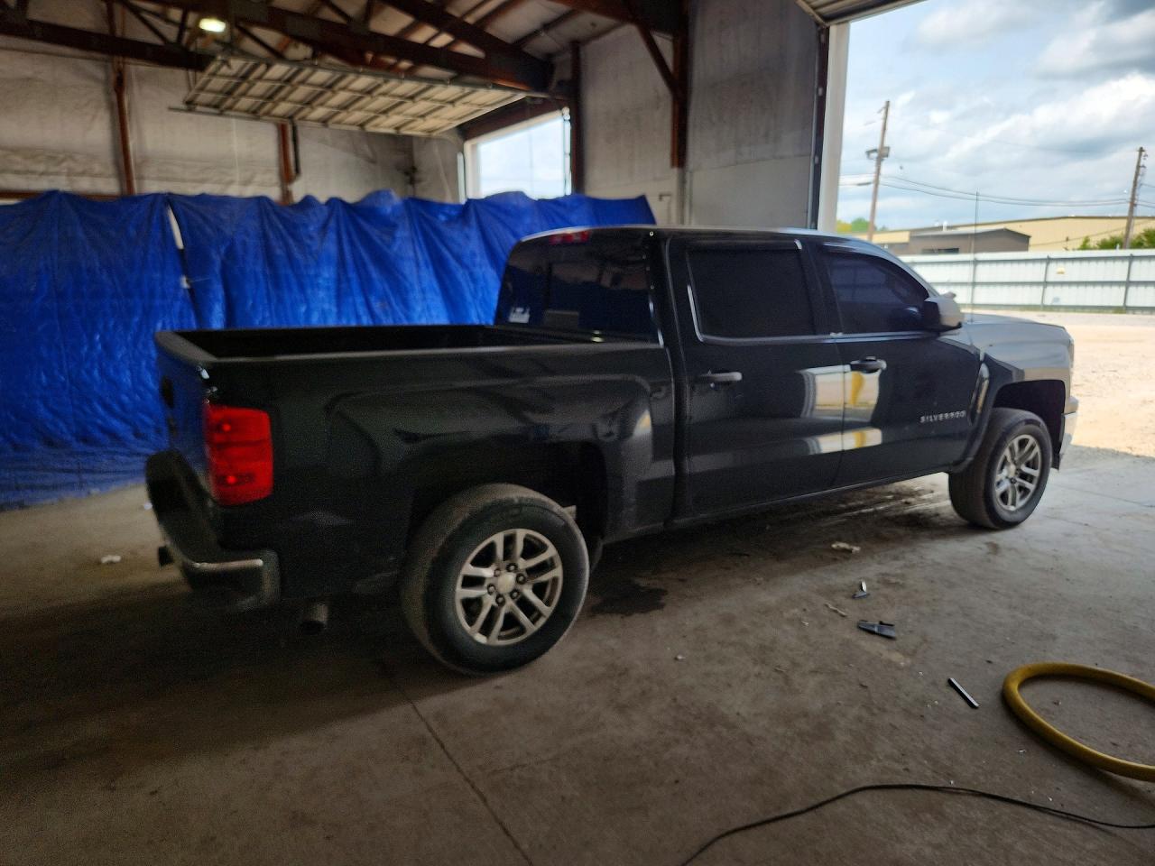2014 Chevrolet Silverado K1500 Lt Black vin: 3GCUKREC4EG522135