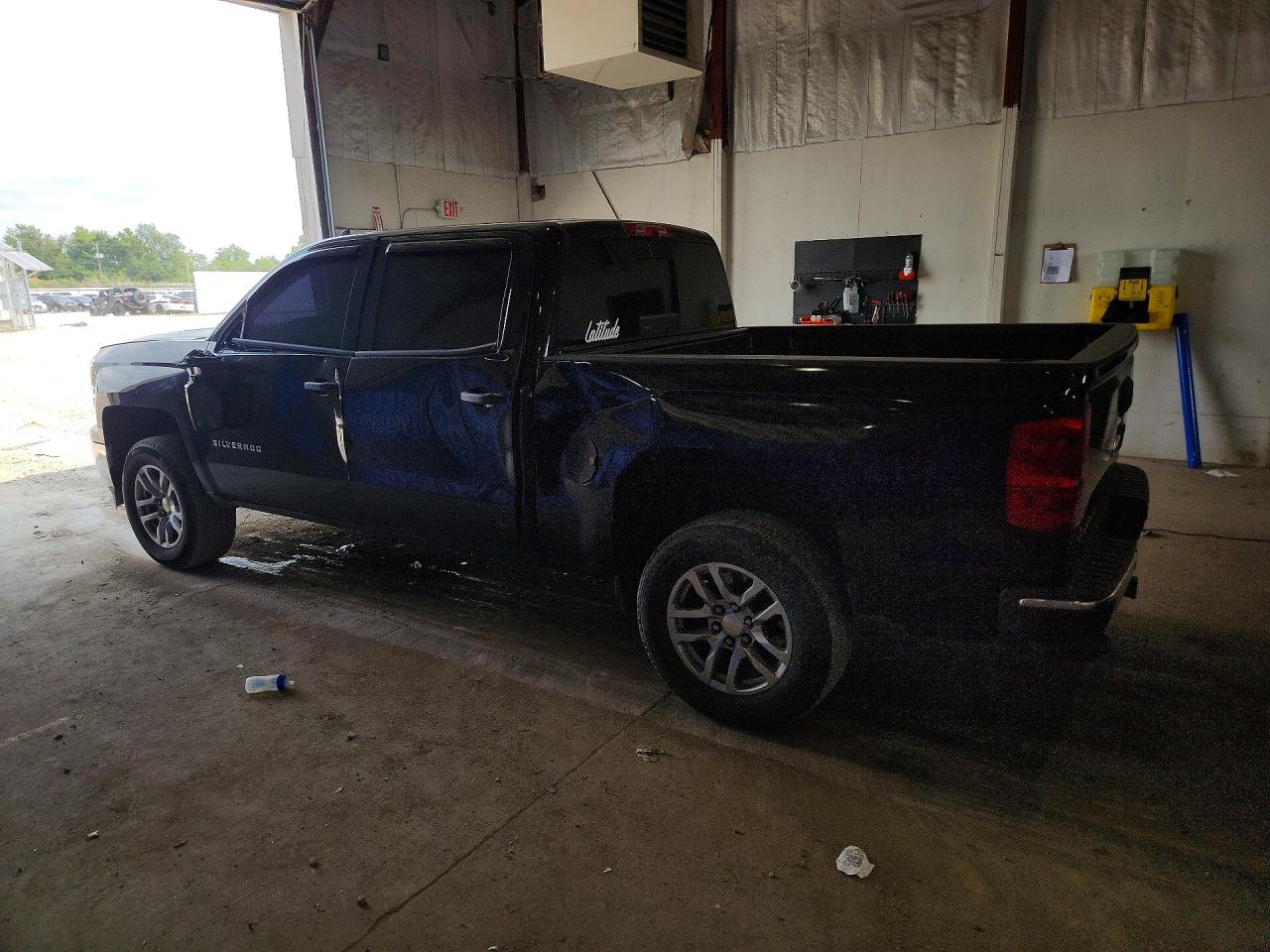 2014 Chevrolet Silverado K1500 Lt Black vin: 3GCUKREC4EG522135