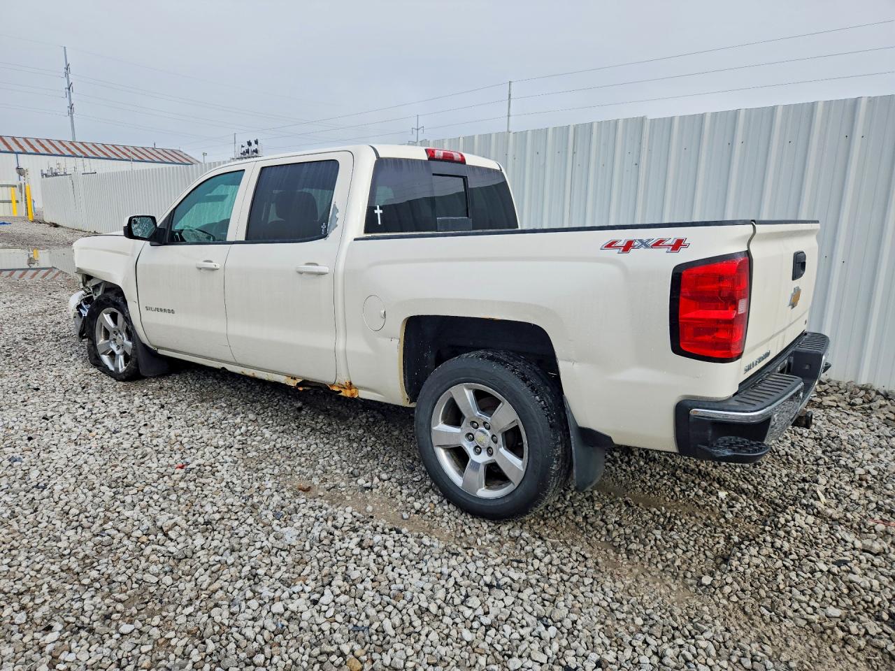 2014 Chevrolet Silverado K1500 Lt White vin: 3GCUKREC4EG560433