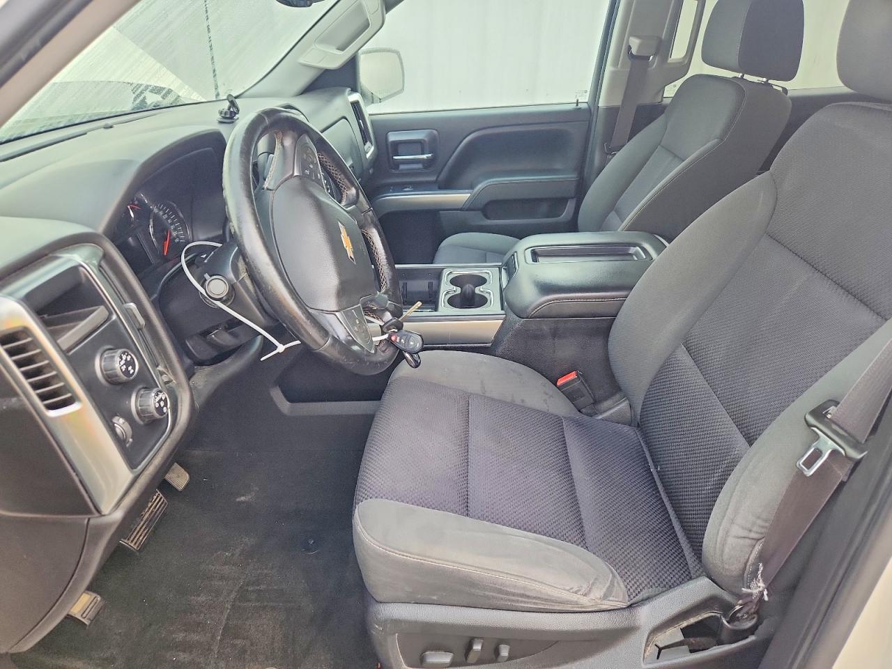 2014 Chevrolet Silverado K1500 Lt White vin: 3GCUKREC4EG560433