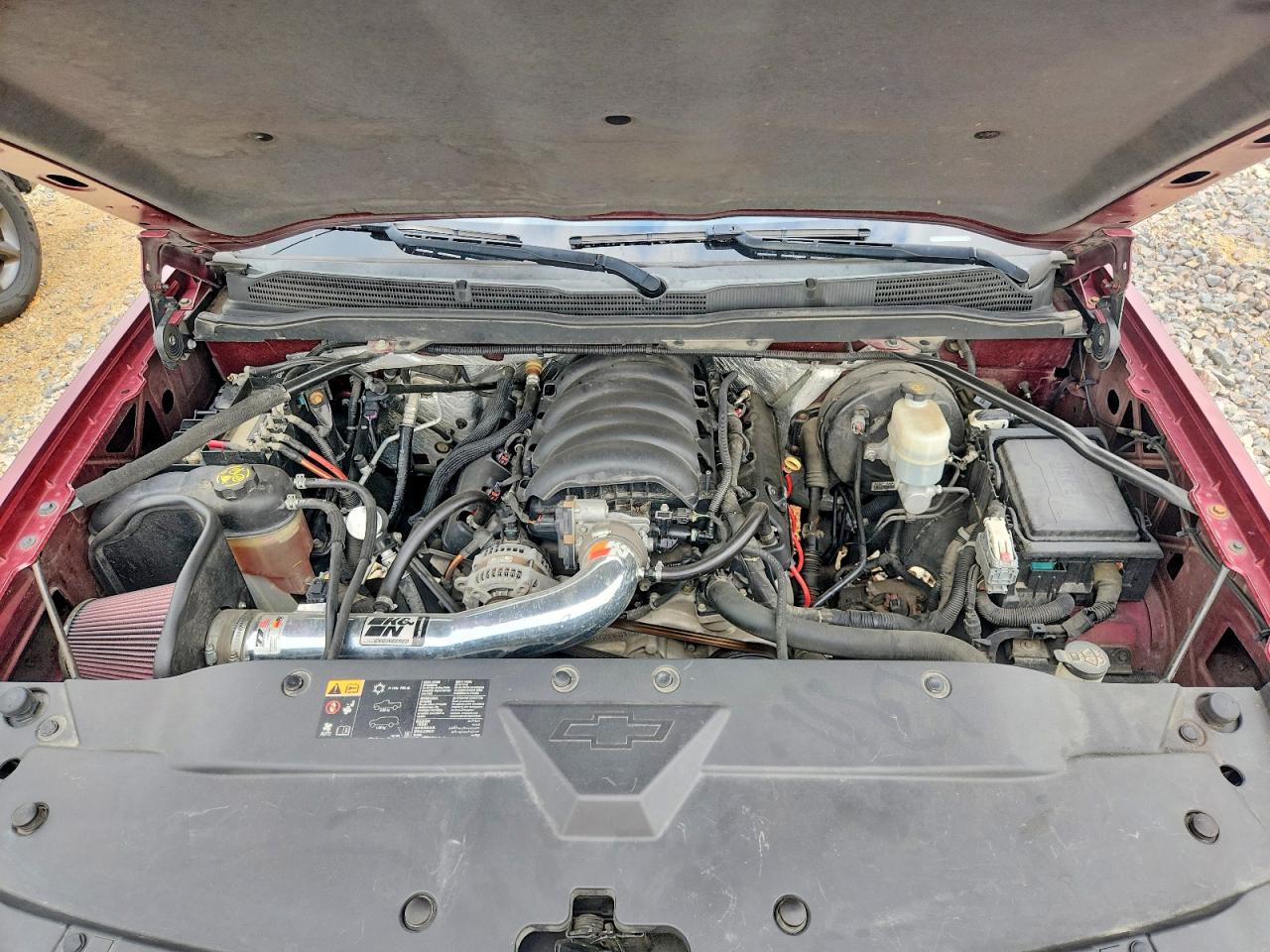 2015 Chevrolet Silverado K1500 Lt Темно-бордовый vin: 3GCUKREC4FG113098