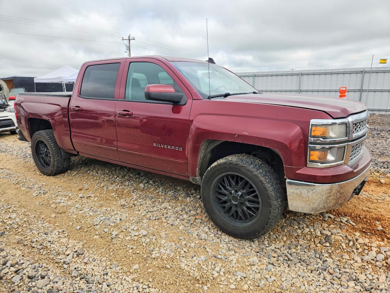 2015 Chevrolet Silverado K1500 Lt Темно-бордовый vin: 3GCUKREC4FG113098
