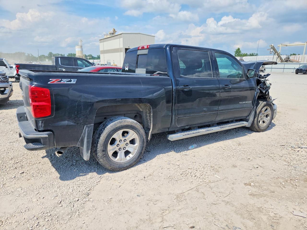 2015 Chevrolet Silverado K1500 Lt Black vin: 3GCUKREC4FG260781