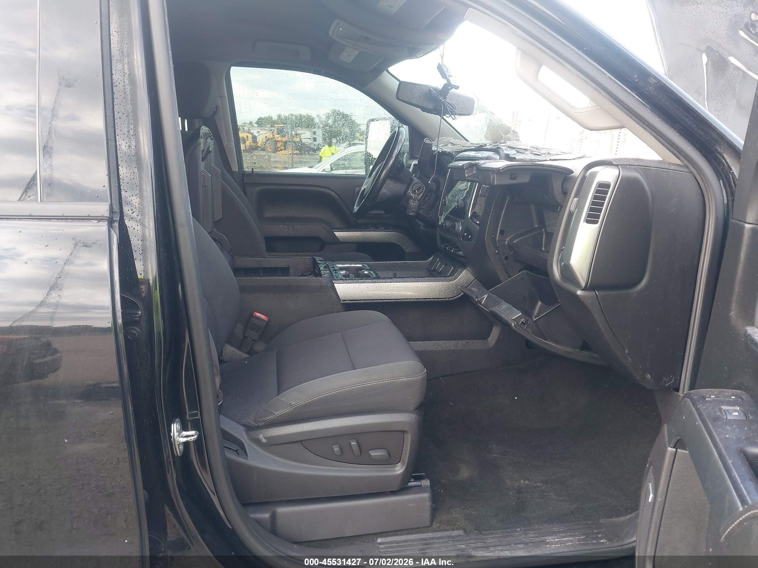 2015 Chevrolet Silverado 1500 Lt Black vin: 3GCUKREC4FG262806