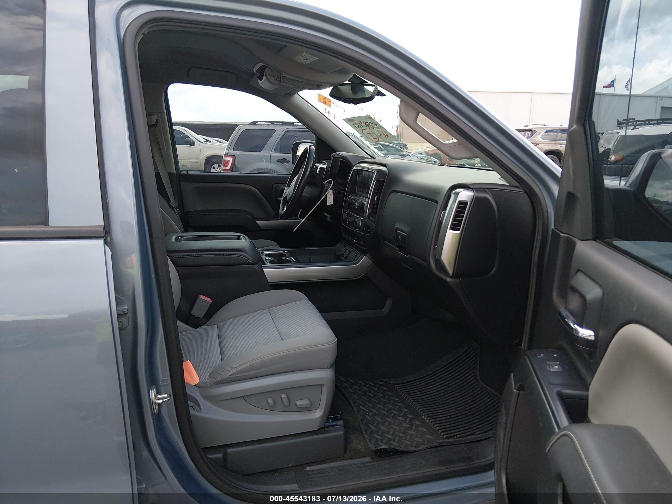 2015 Chevrolet Silverado 1500 Lt Blue vin: 3GCUKREC4FG305377