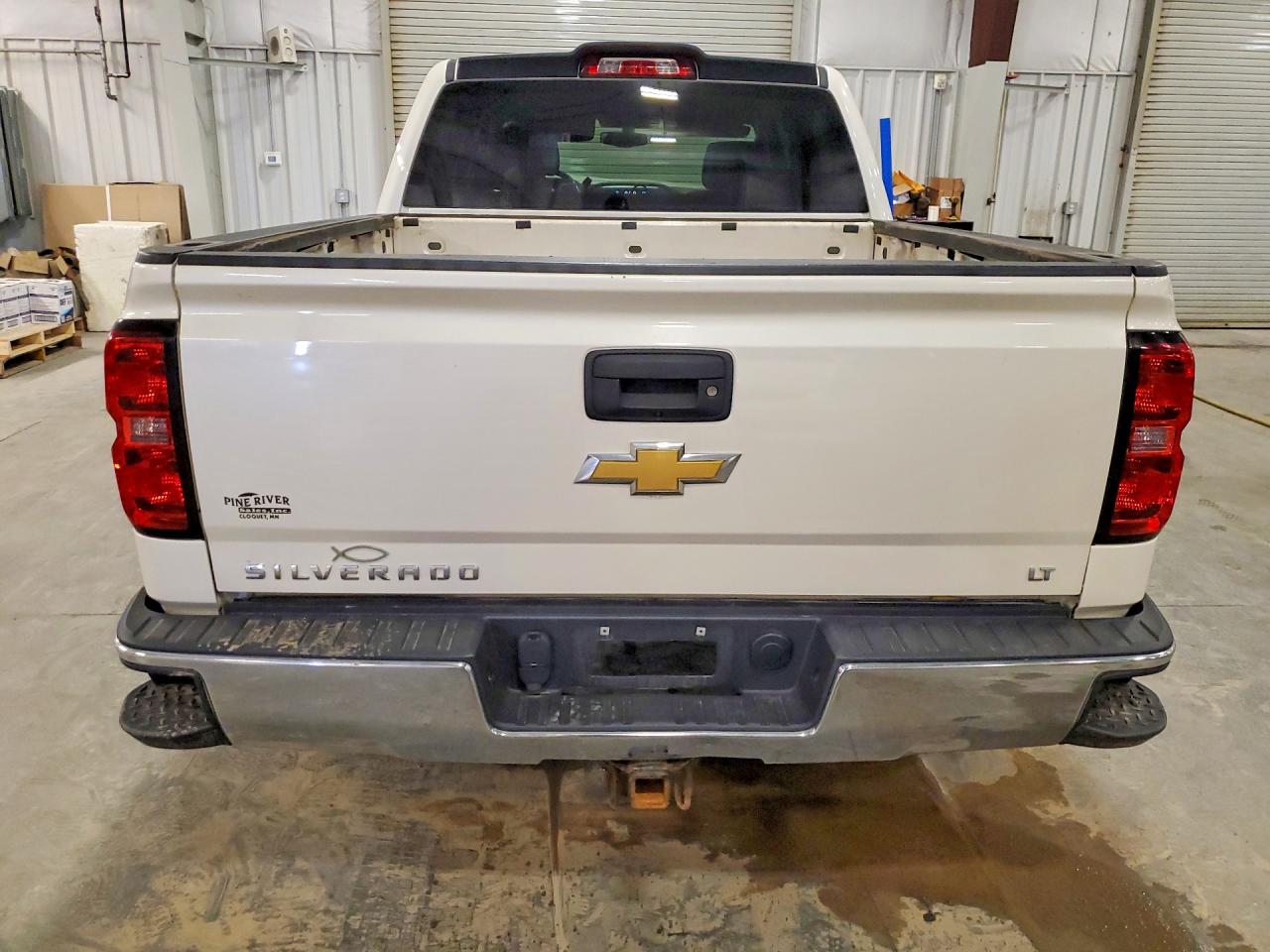 2015 Chevrolet Silverado K1500 Lt White vin: 3GCUKREC4FG368334