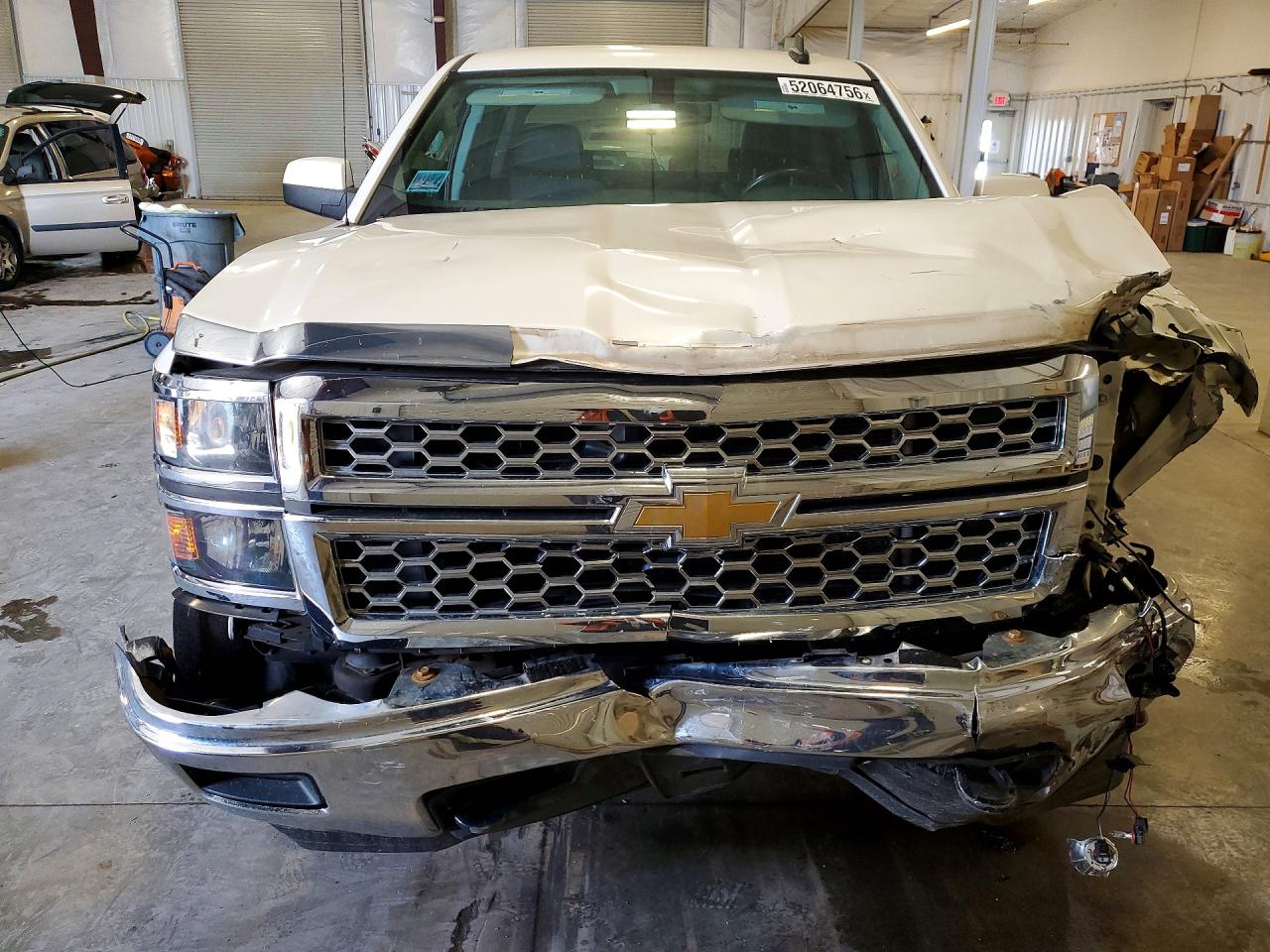 2015 Chevrolet Silverado K1500 Lt White vin: 3GCUKREC4FG368334