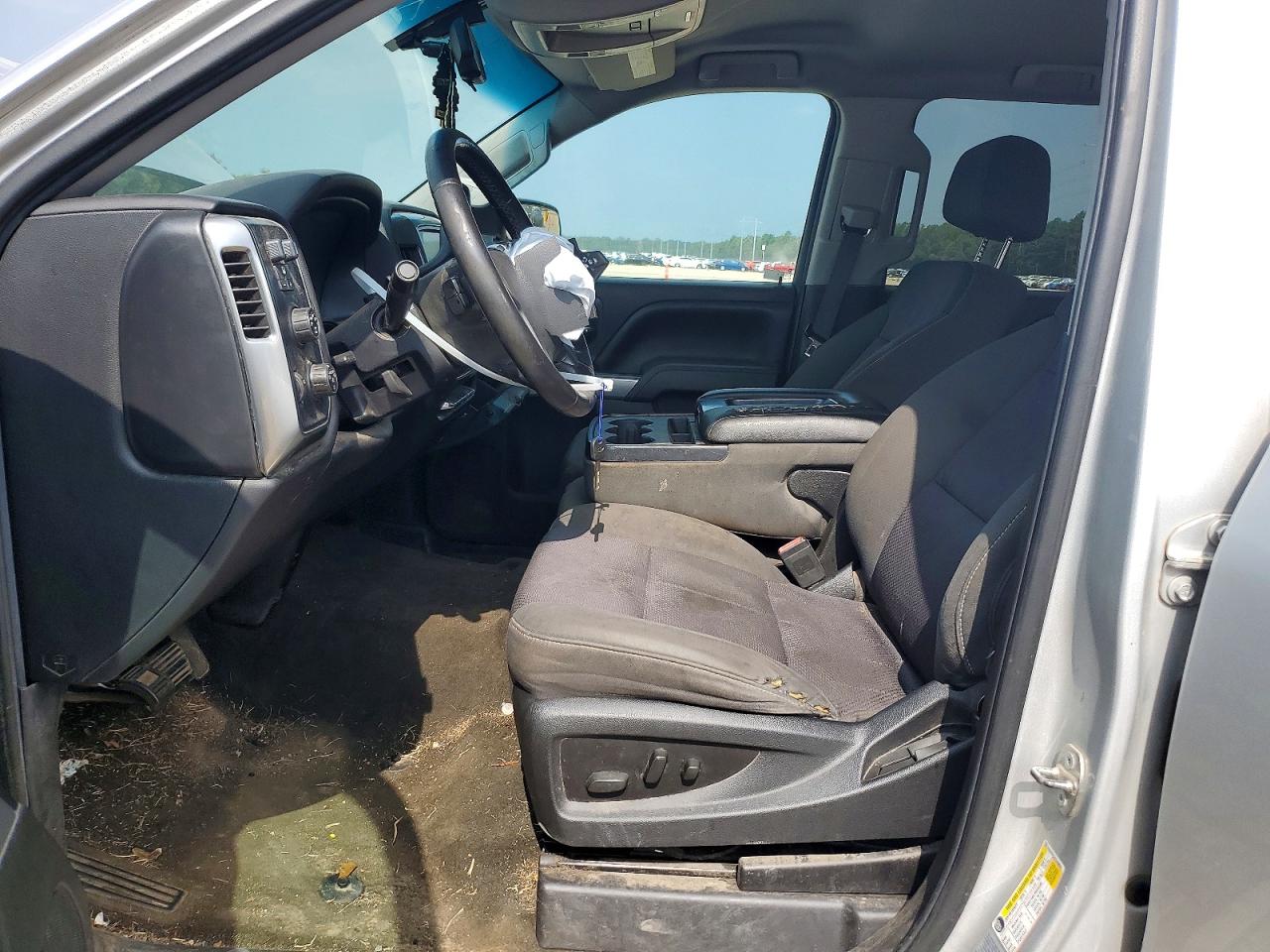 2015 Chevrolet Silverado K1500 Lt Silver vin: 3GCUKREC4FG438933
