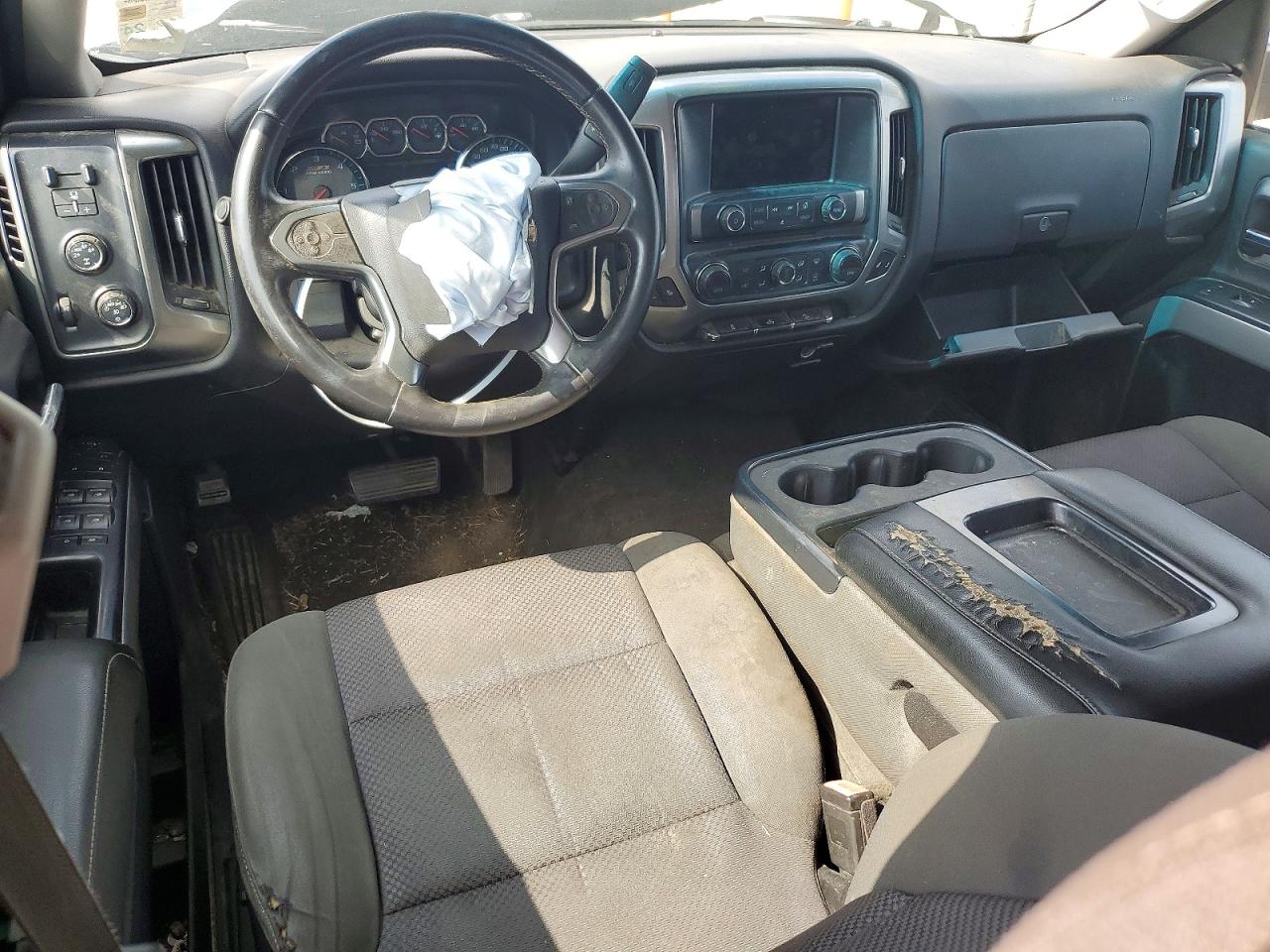 2015 Chevrolet Silverado K1500 Lt Silver vin: 3GCUKREC4FG438933