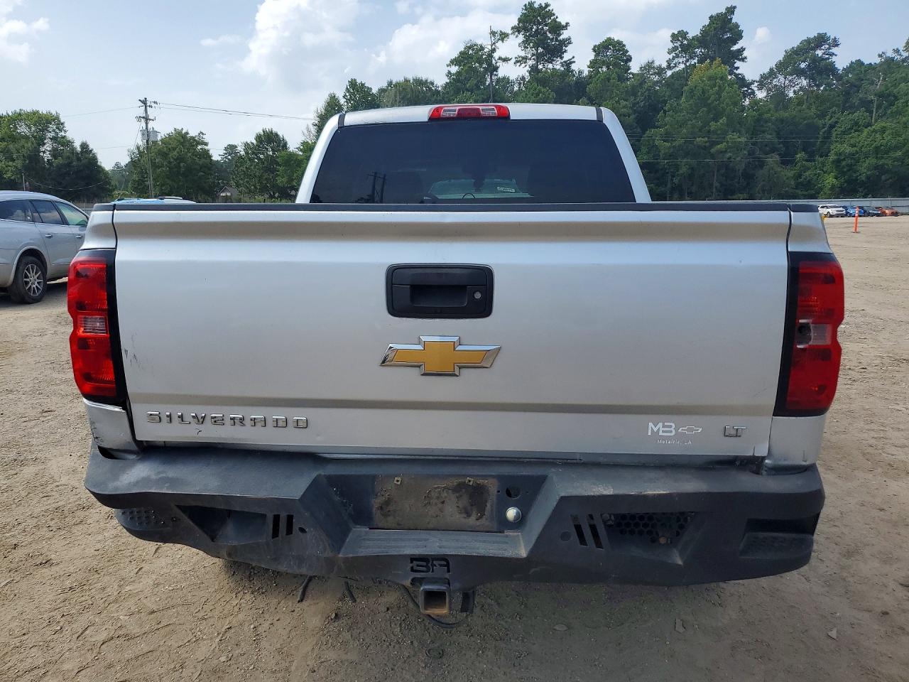 2015 Chevrolet Silverado K1500 Lt Silver vin: 3GCUKREC4FG438933
