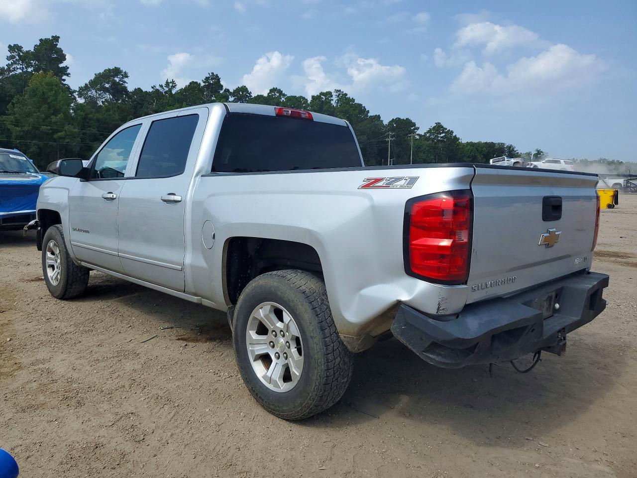 2015 Chevrolet Silverado K1500 Lt Silver vin: 3GCUKREC4FG438933